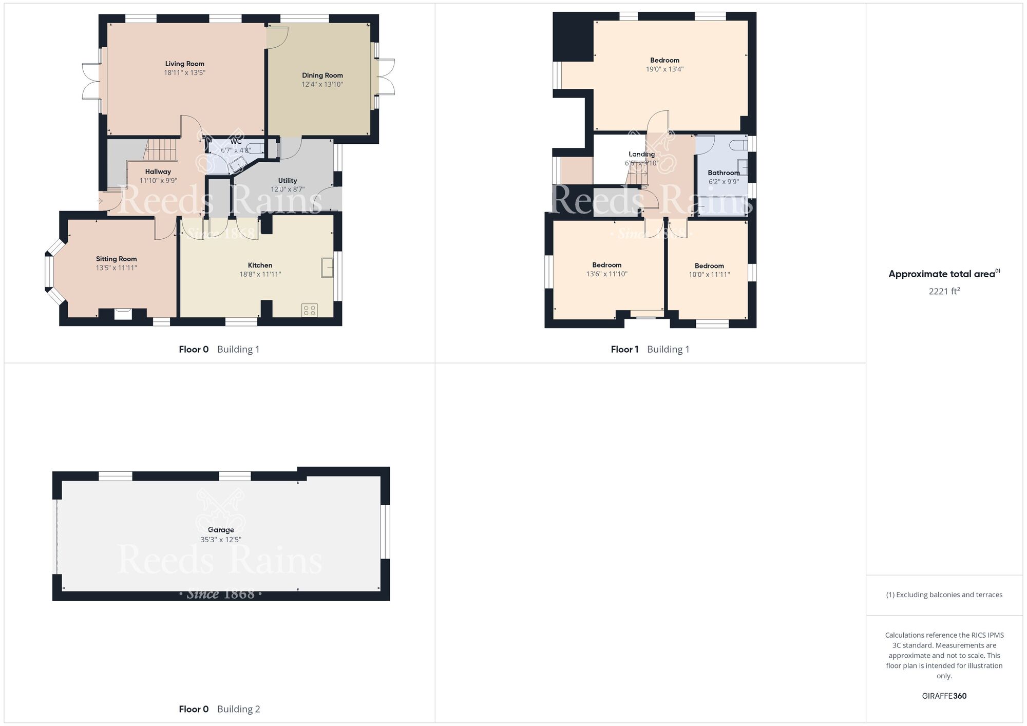 Floorplan of 3 bedroom Detached House for sale, Stokesley Road, North Yorkshire, TS14