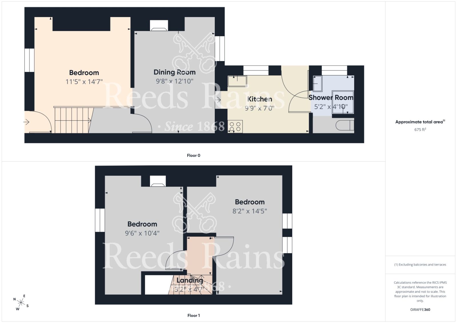 Floorplan of 2 bedroom Mid Terrace House for sale, Margrove Park, Boosbeck, North Yorkshire, TS12