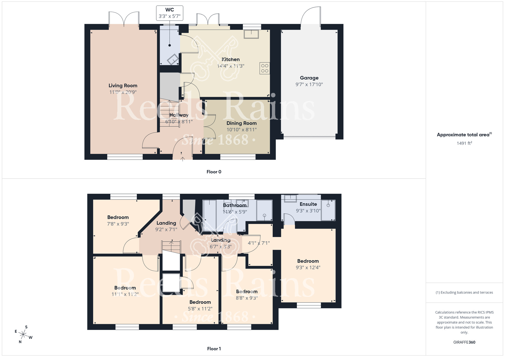 Floorplan of 5 bedroom Detached House for sale, Chillingham Road, Skelton-in-cleveland, Saltburn-by-the-sea, TS12