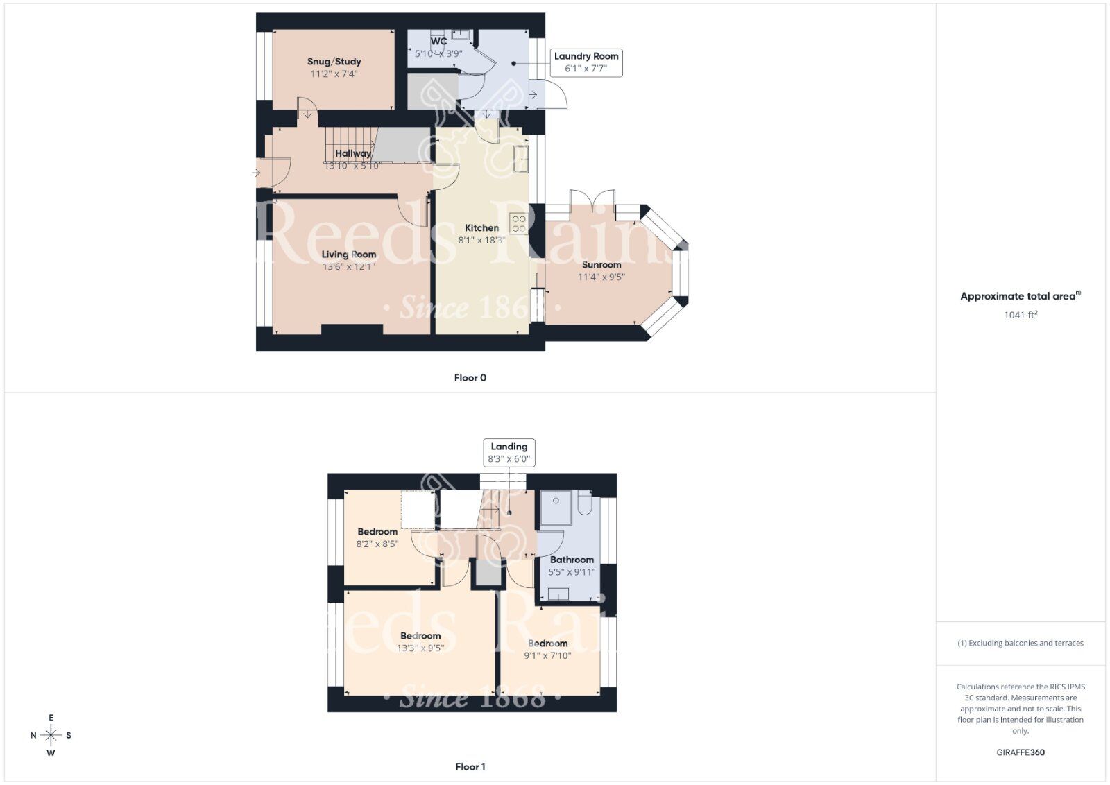 Floorplan of 3 bedroom Detached House for sale, Aldenham Road, Guisborough, North Yorkshire, TS14
