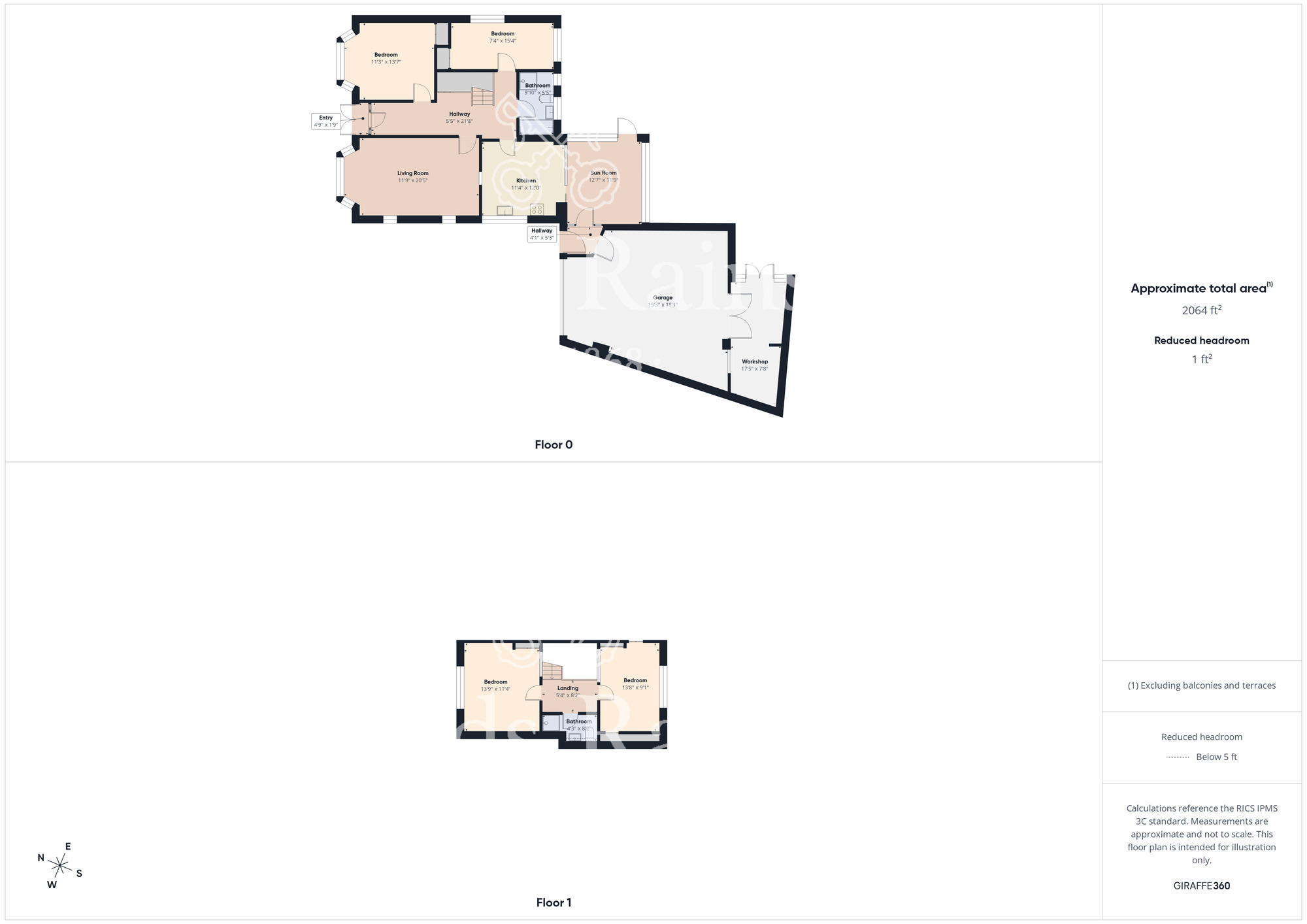Floorplan of 4 bedroom Detached House for sale, Severn Drive, Guisborough, North Yorkshire, TS14