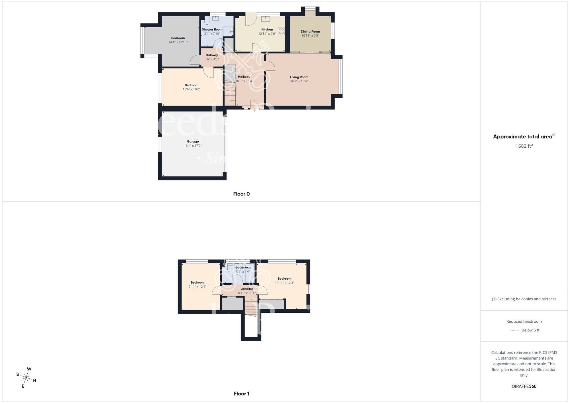 Floorplan of 4 bedroom Detached House for sale, Eglinton Avenue, Guisborough, North Yorkshire, TS14