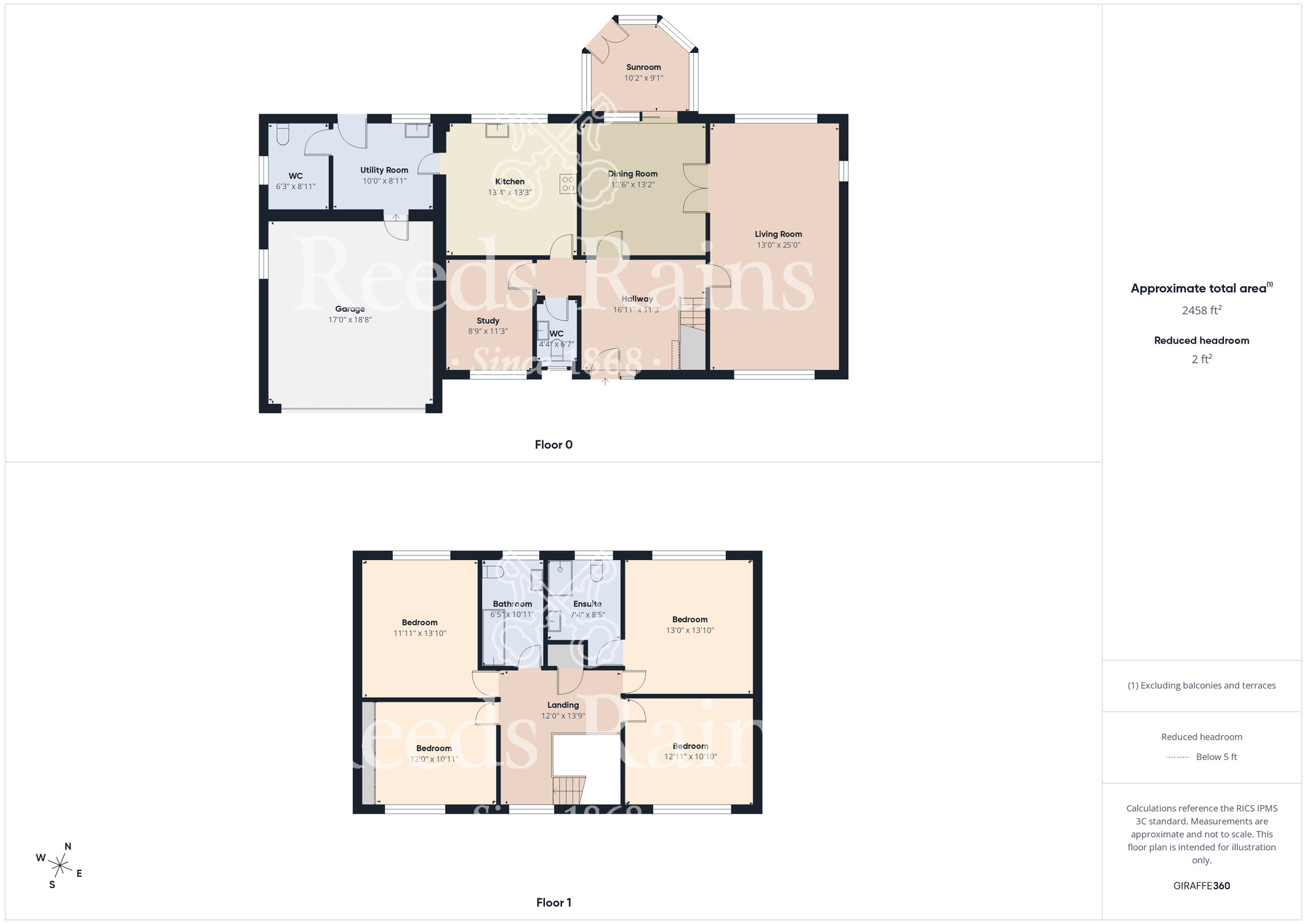 Floorplan of 4 bedroom Detached House for sale, Sorrell Grove, Guisborough, North Yorkshire, TS14