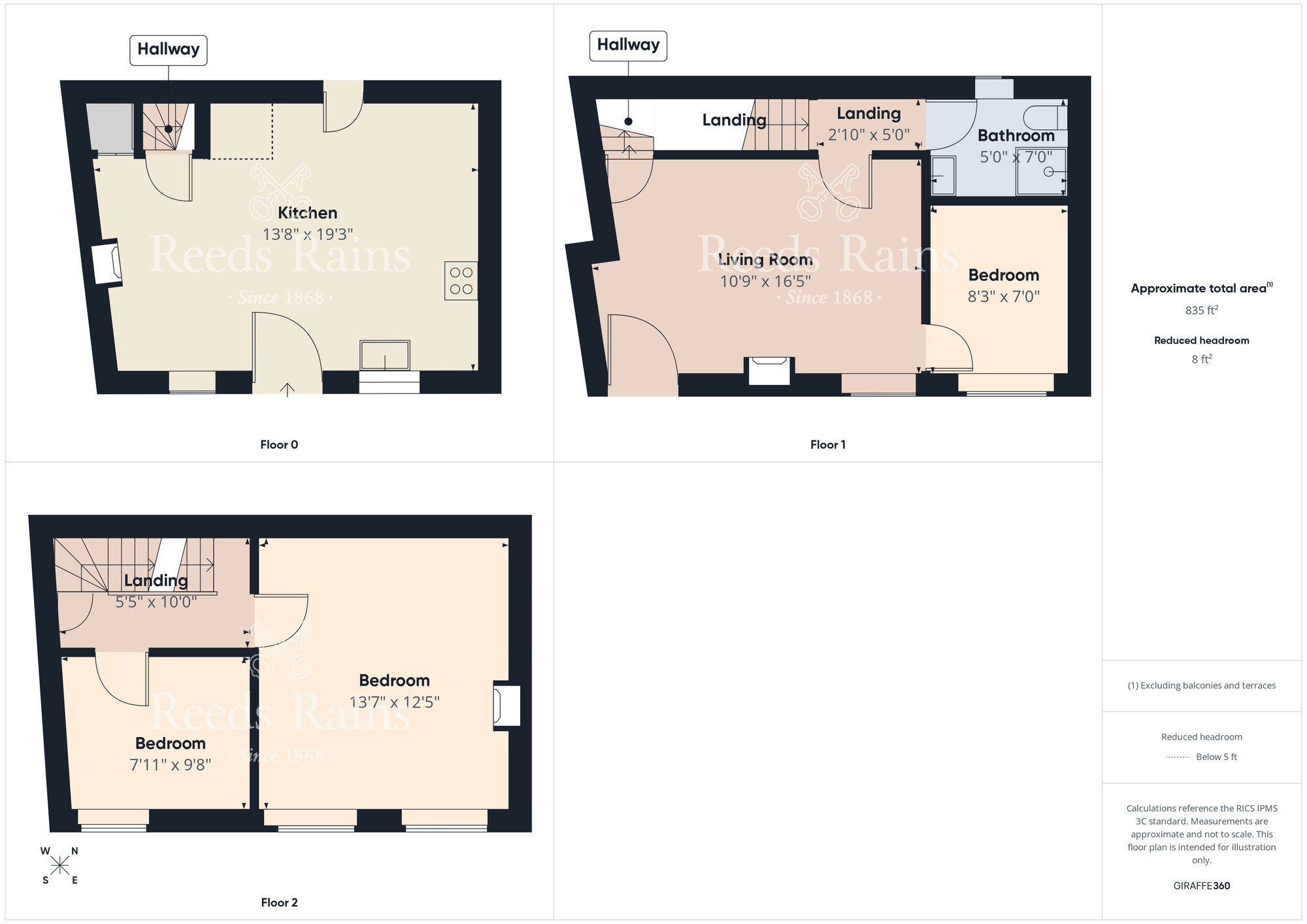 Floorplan of 3 bedroom Mid Terrace House for sale, High Street, Staithes, North Yorkshire, TS13