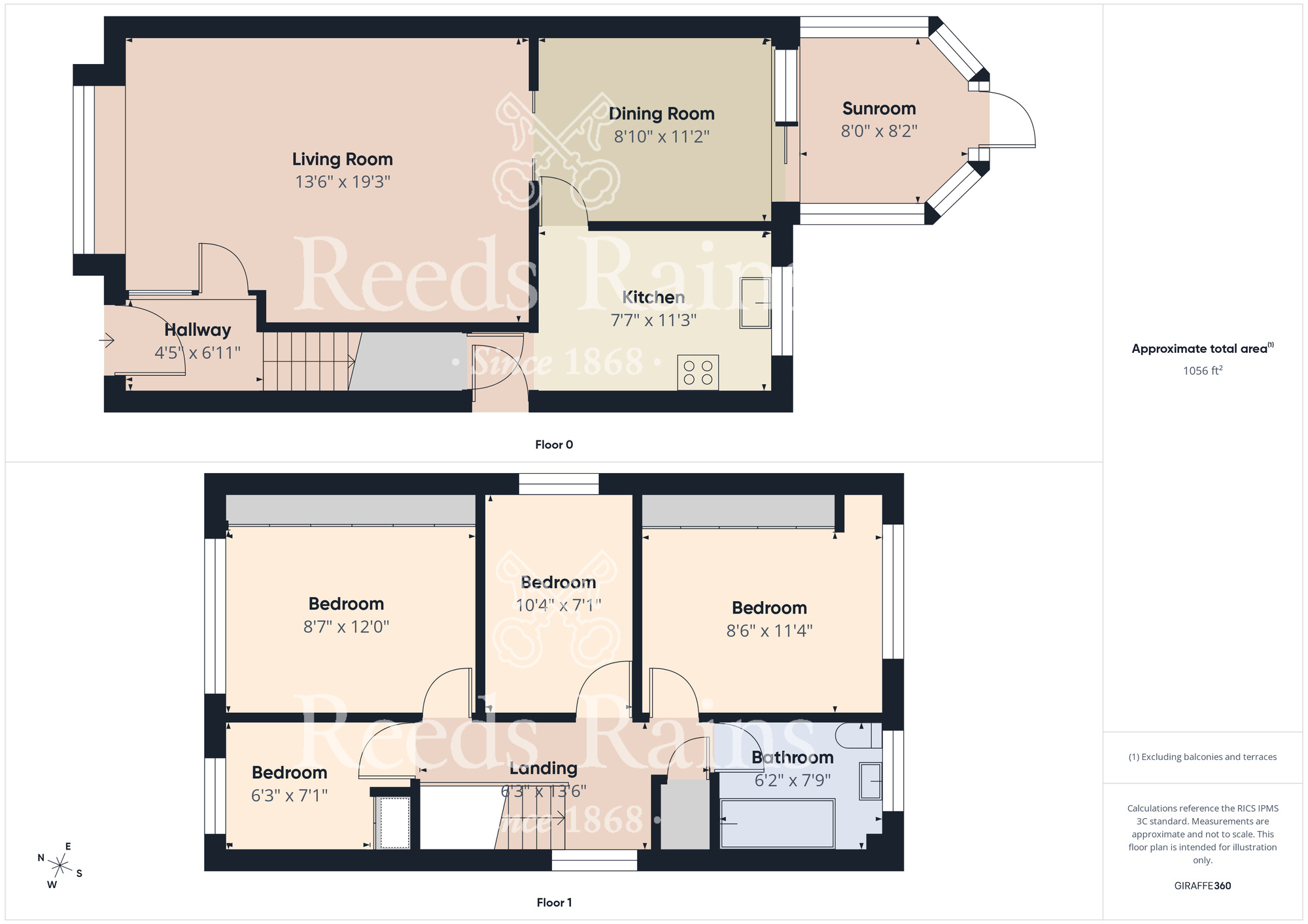 Floorplan of 4 bedroom Detached House for sale, Eglinton Avenue, Guisborough, North Yorkshire, TS14
