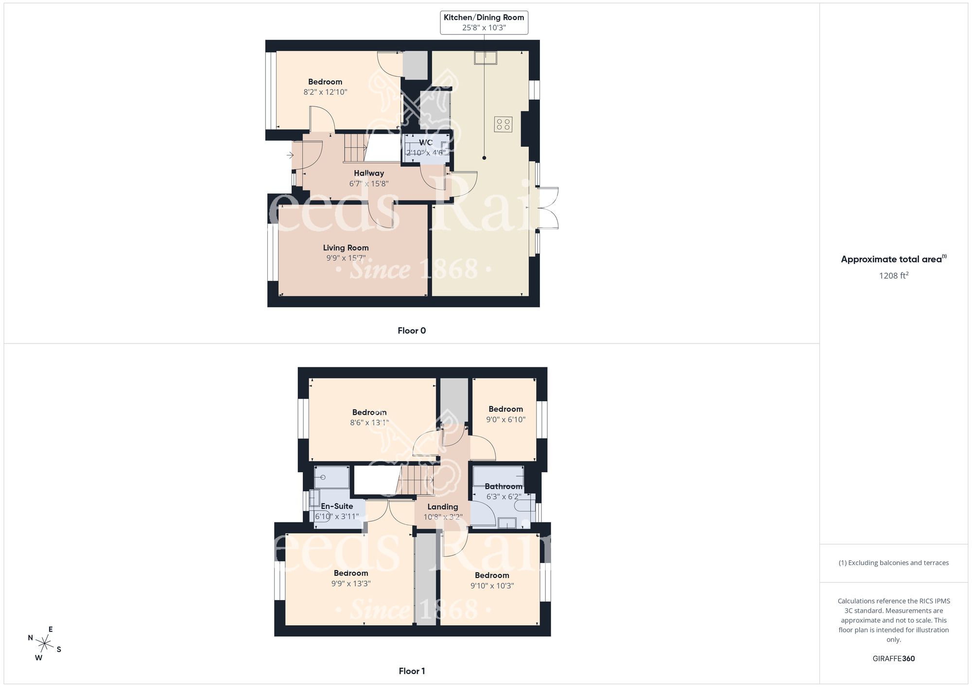 Floorplan of 5 bedroom Detached House for sale, Cringle Gardens, Guisborough, North Yorkshire, TS14