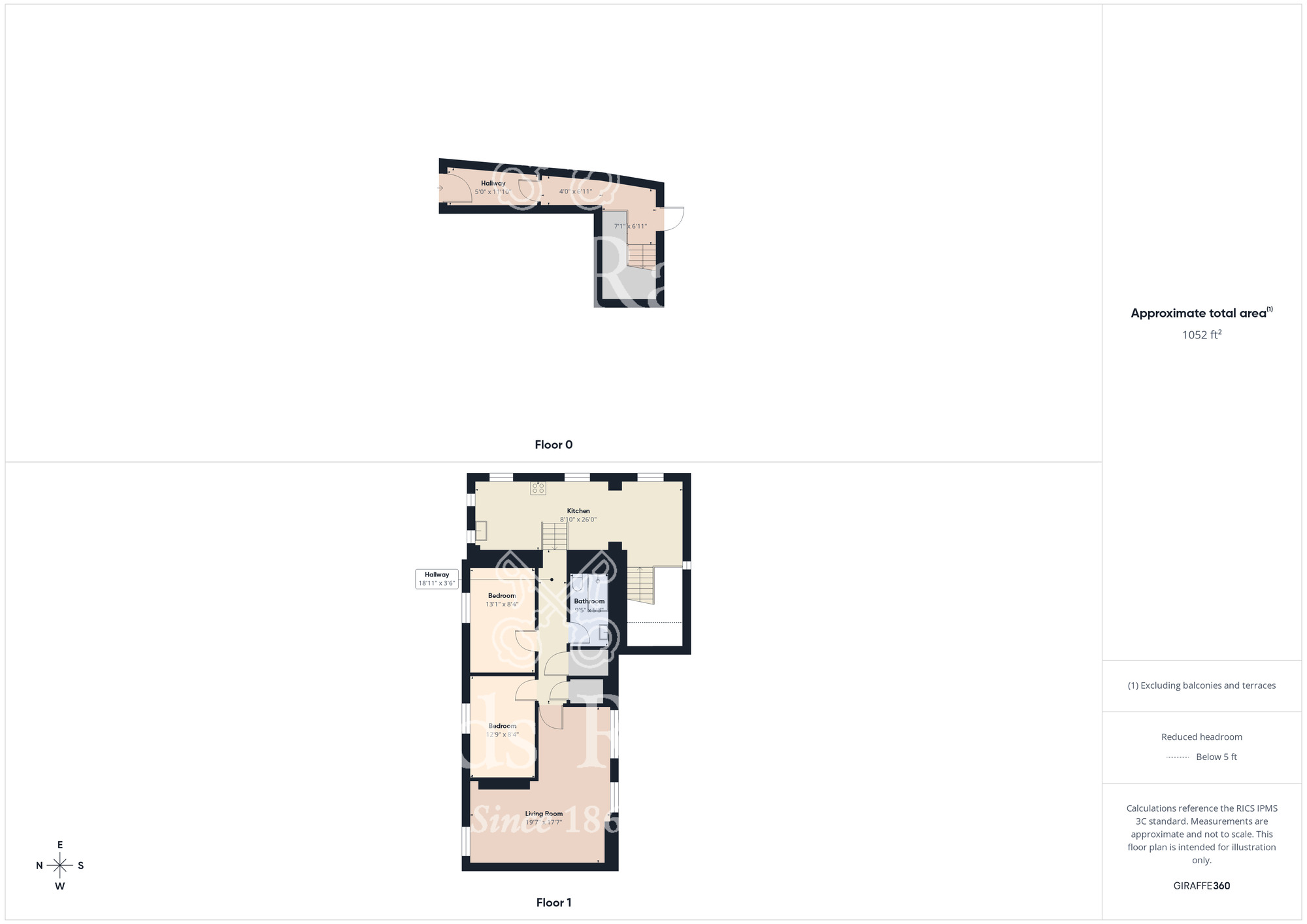 Floorplan of 2 bedroom Flat for sale, Wilton Castle, Wilton, North Yorkshire, TS10