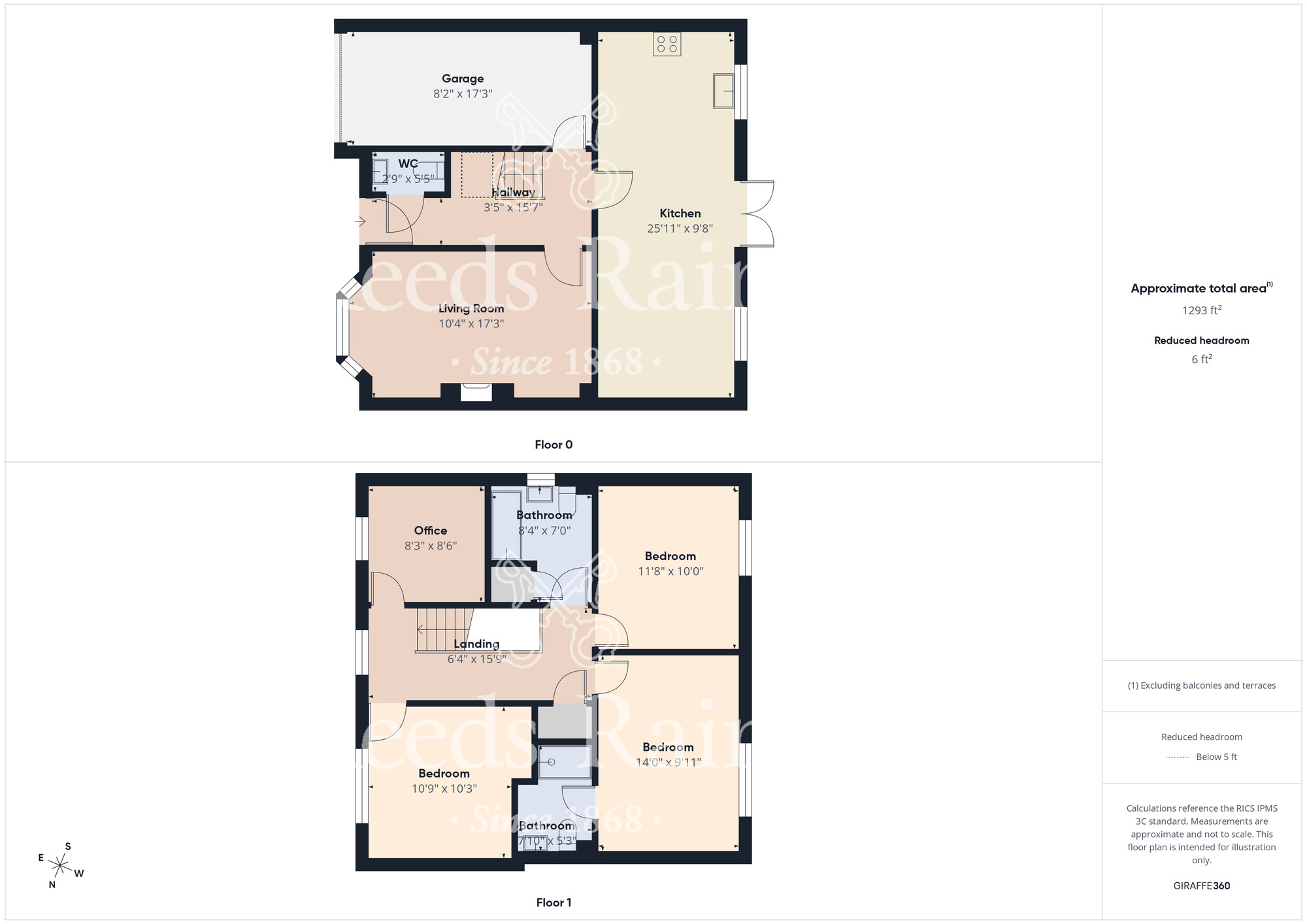 Floorplan of 4 bedroom Detached House for sale, Linnet Close, Guisborough, North Yorkshire, TS14