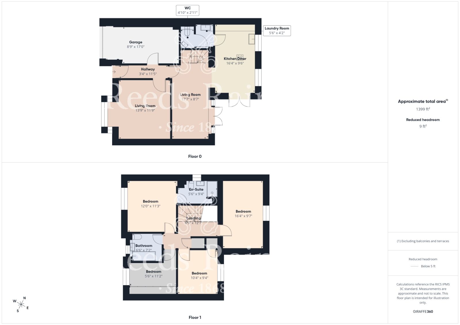 Floorplan of 4 bedroom Detached House for sale, Providence Drive, Guisborough, North Yorkshire, TS14