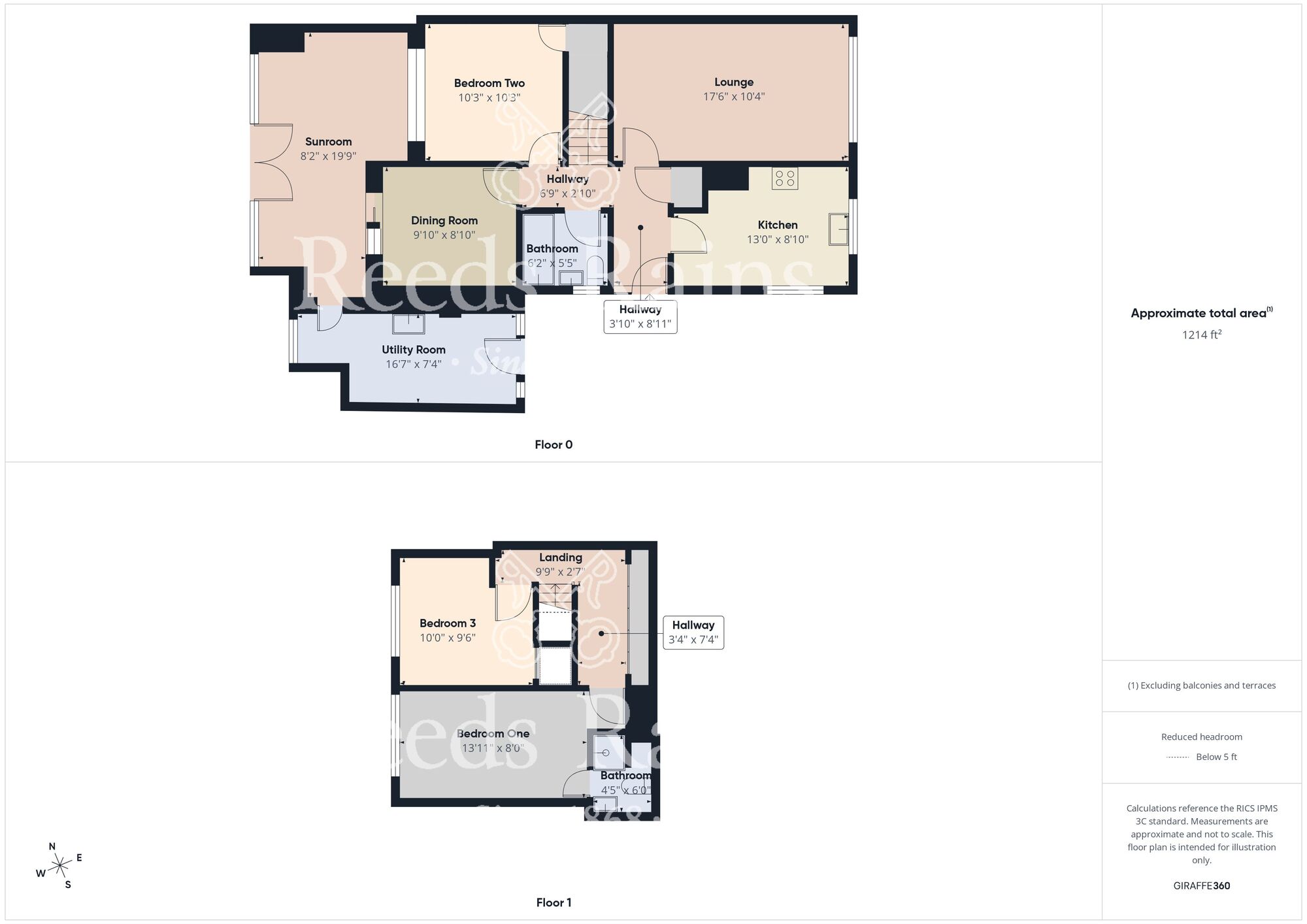 Floorplan of 3 bedroom Semi Detached Bungalow for sale, Sandringham Road, Lingdale, North Yorkshire, TS12