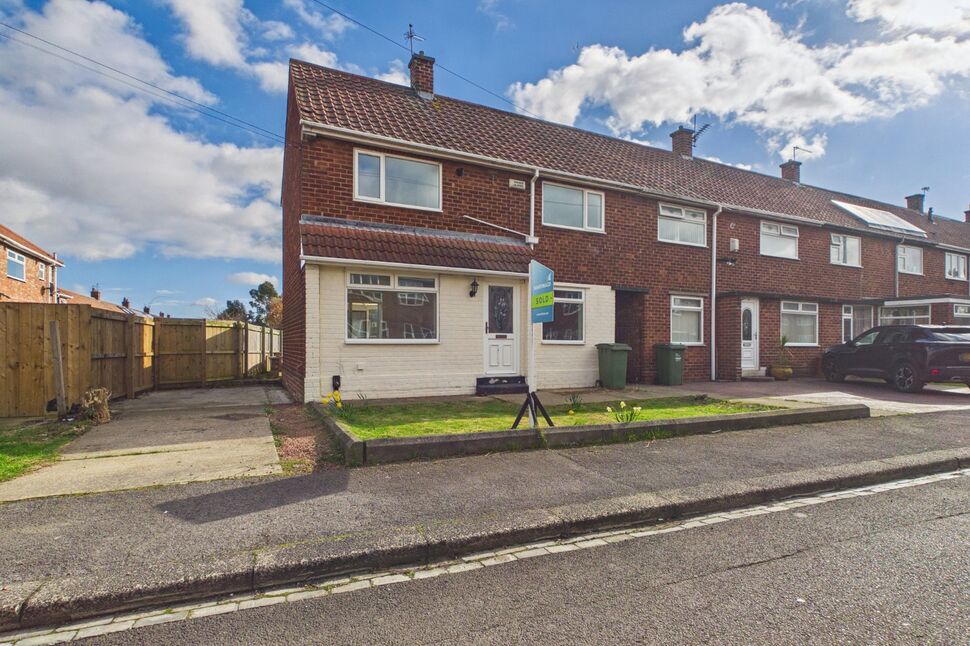 Main image of 2 bedroom End Terrace House for sale, Corfe Crescent, Billingham, Durham, TS23