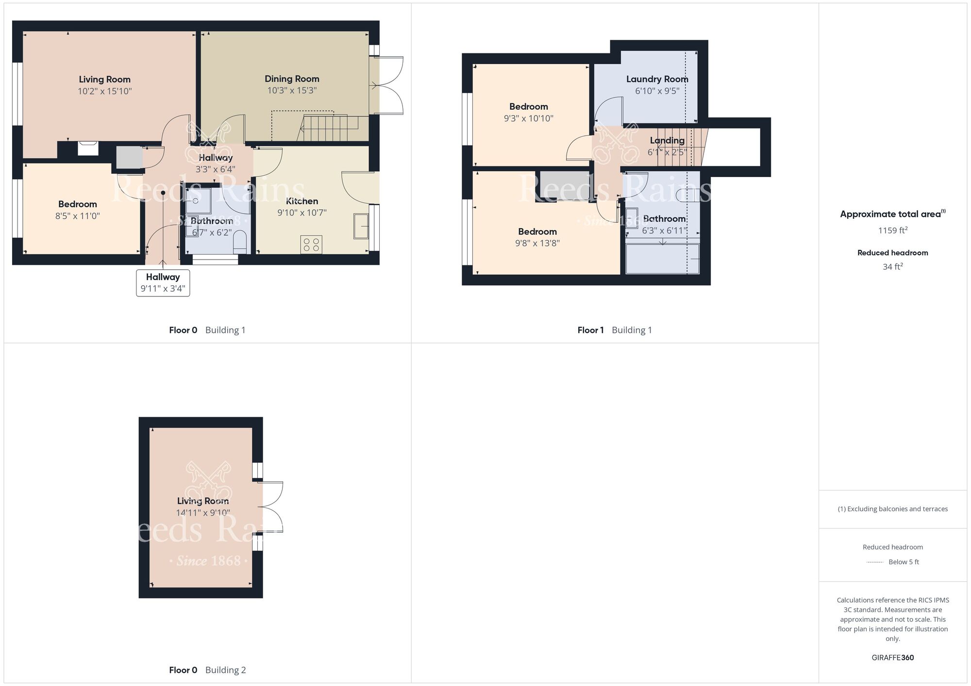 Floorplan of 3 bedroom Semi Detached House for sale, Dorset Road, Skelton-in-Cleveland, North Yorkshire, TS12