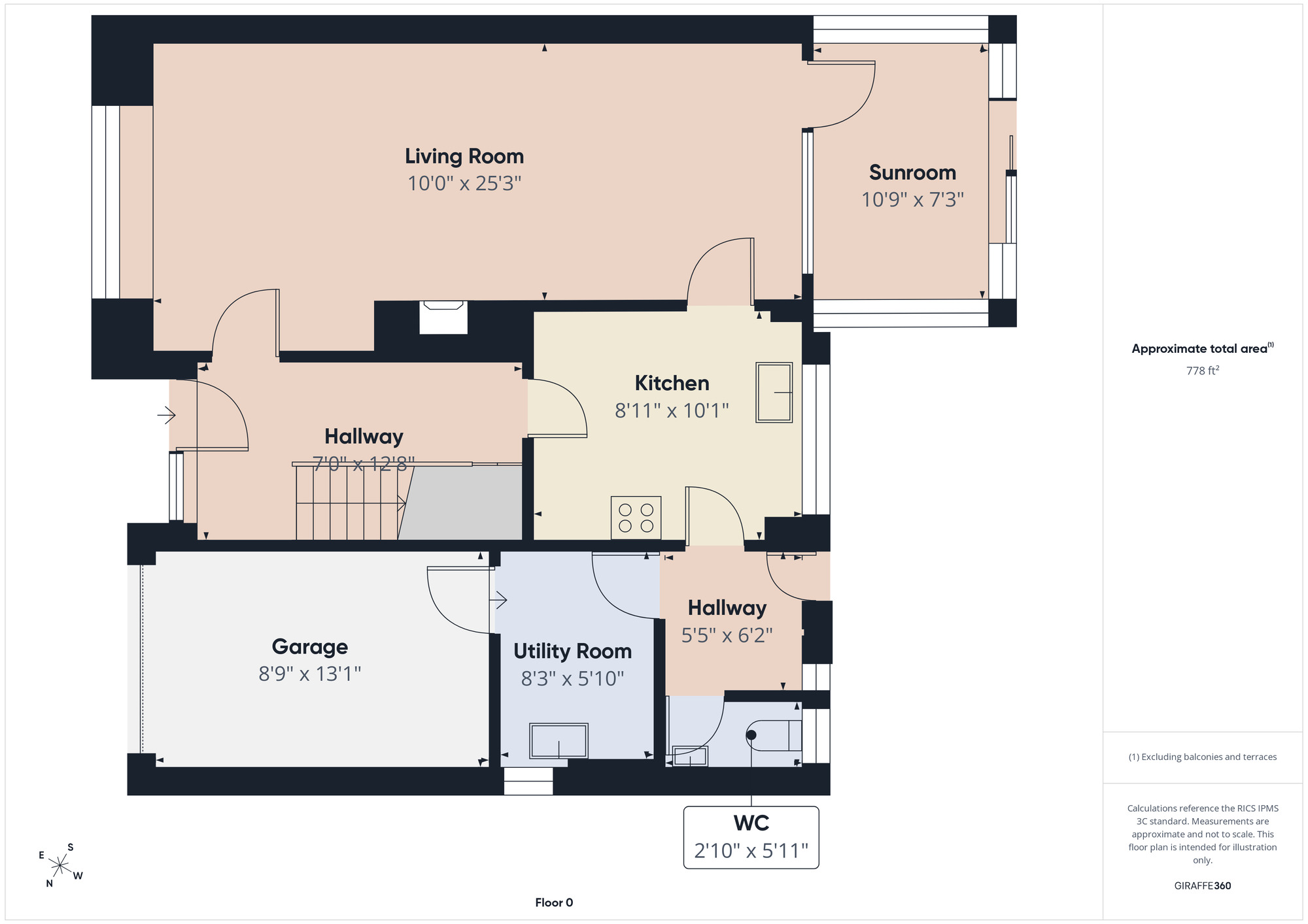 Floorplan of 4 bedroom Detached House for sale, Bracken Crescent, Guisborough, North Yorkshire, TS14