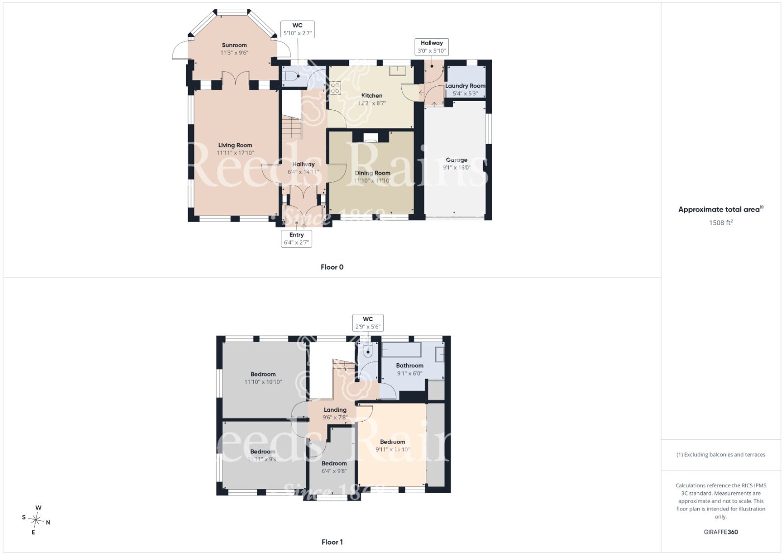 Floorplan of 4 bedroom Detached House for sale, Hob Hill Close, Saltburn-by-the-Sea, North Yorkshire, TS12