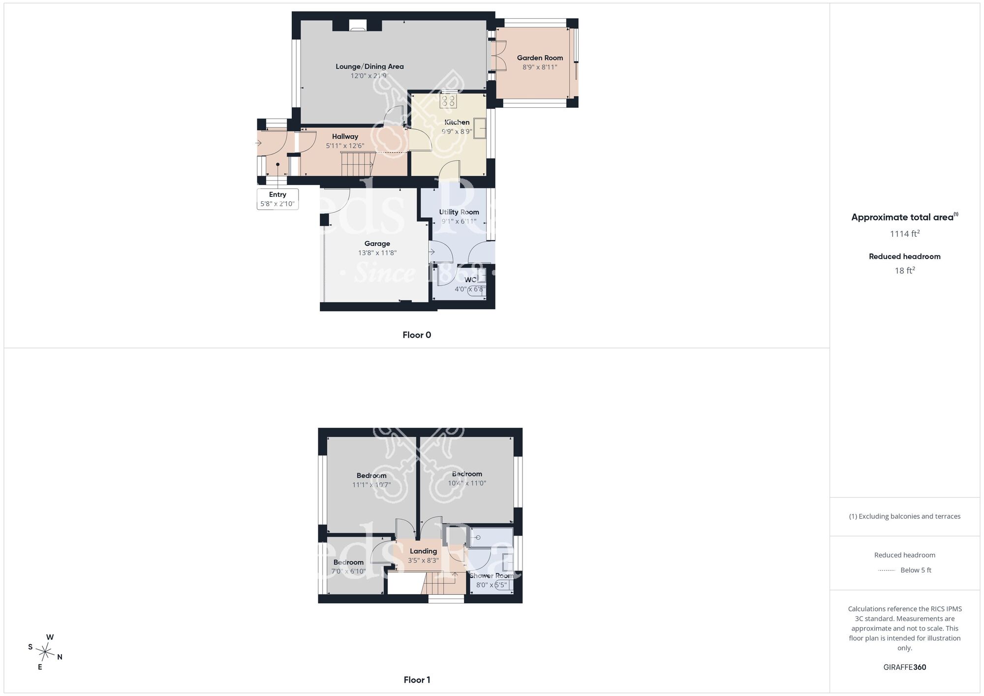 Floorplan of 3 bedroom Semi Detached House for sale, Wiltshire Road, Skelton-in-Cleveland, North Yorkshire, TS12