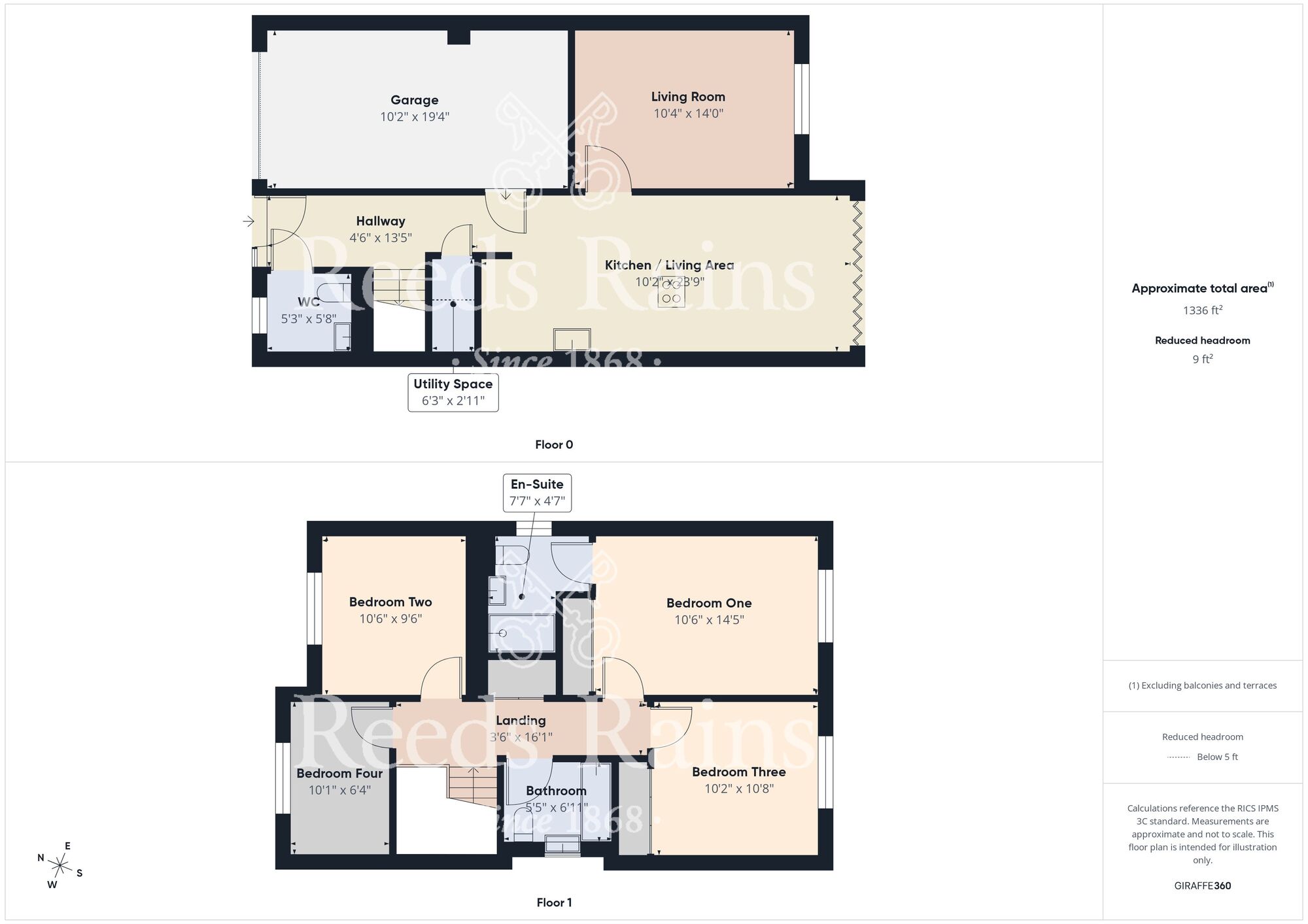 Floorplan of 4 bedroom Detached House for sale, Foxdale Road, Guisborough, North Yorkshire, TS14
