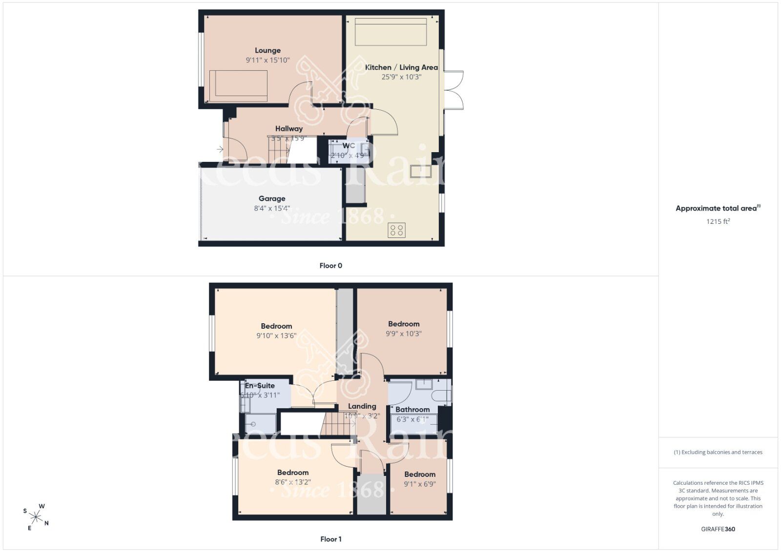 Floorplan of 4 bedroom Detached House for sale, Glaisdale Road, Guisborough, North Yorkshire, TS14