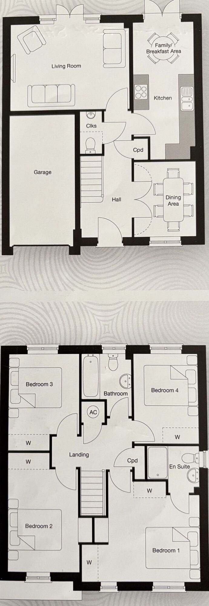 Floorplan of 4 bedroom Detached House for sale, Nightingale Road, Guisborough, North Yorkshire, TS14