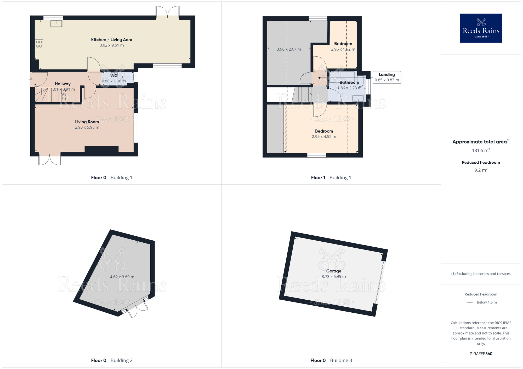 Floorplan of 3 bedroom Detached House for sale, Lindrick Way, Halifax, West Yorkshire, HX2