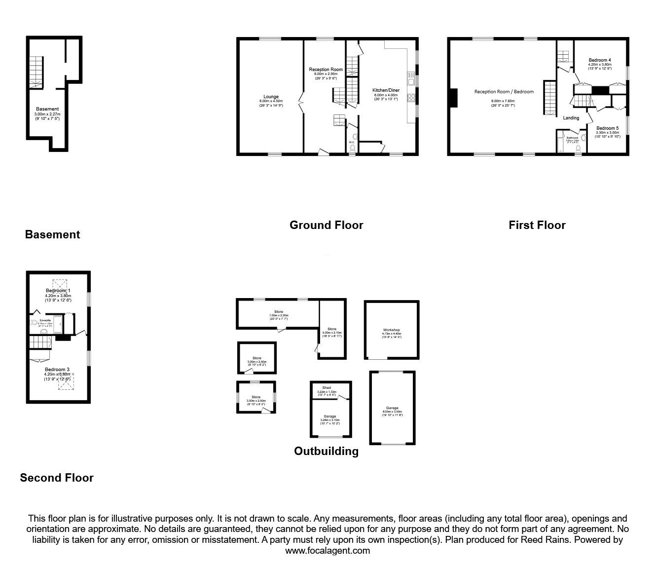 Floorplan of 4 bedroom Semi Detached House for sale, Sowerby, Sowerby Bridge, West Yorkshire, HX6