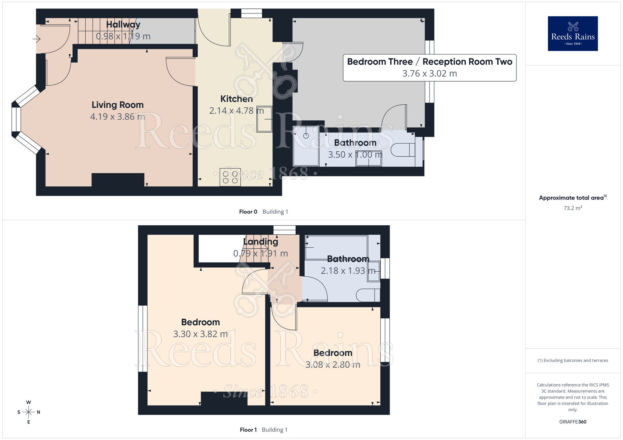 Floorplan of 3 bedroom Semi Detached House for sale, Phoebe Lane, Halifax, West Yorkshire, HX3