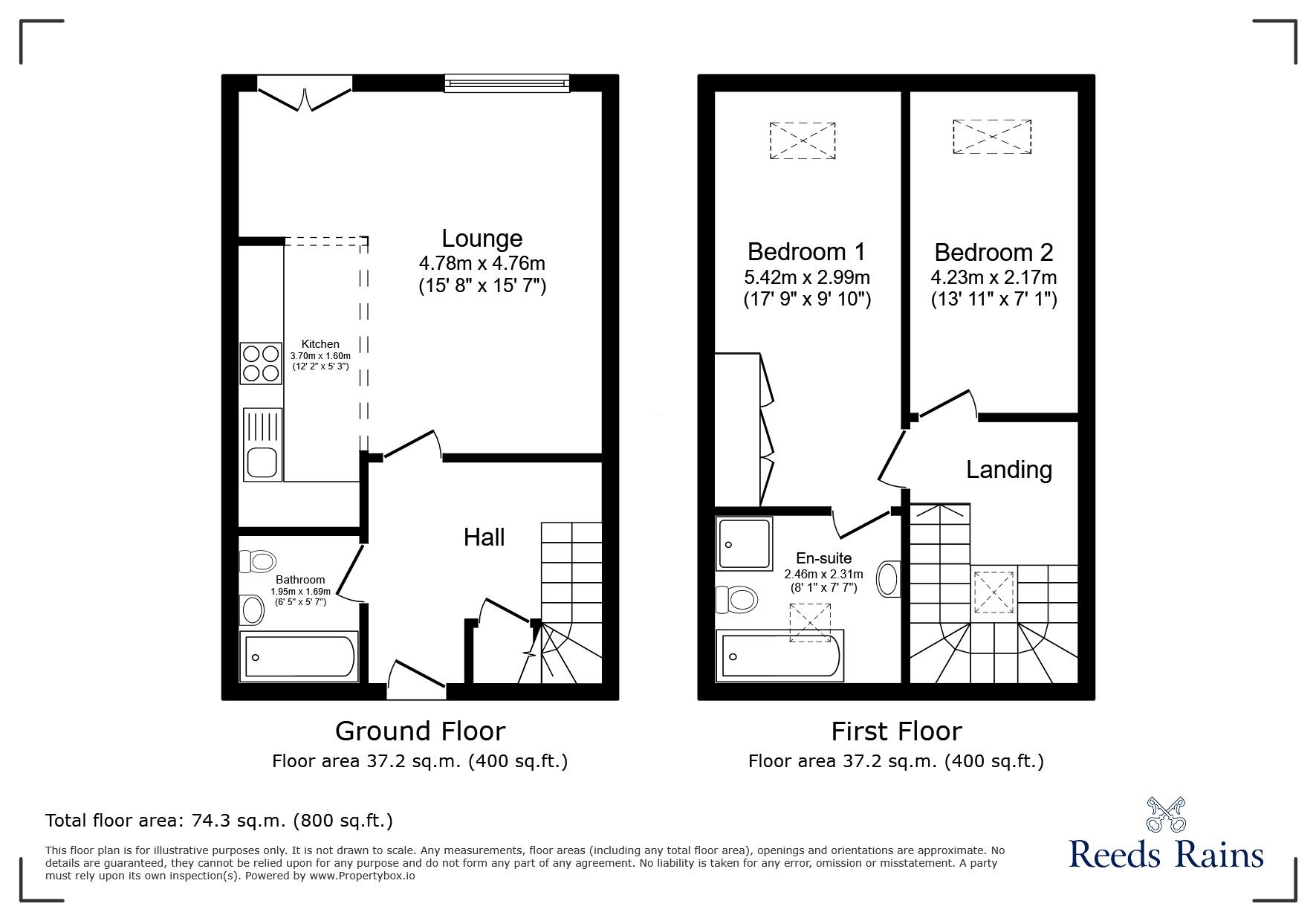 Floorplan of 2 bedroom  Flat to rent, Browning Avenue, Halifax, West Yorkshire, HX3