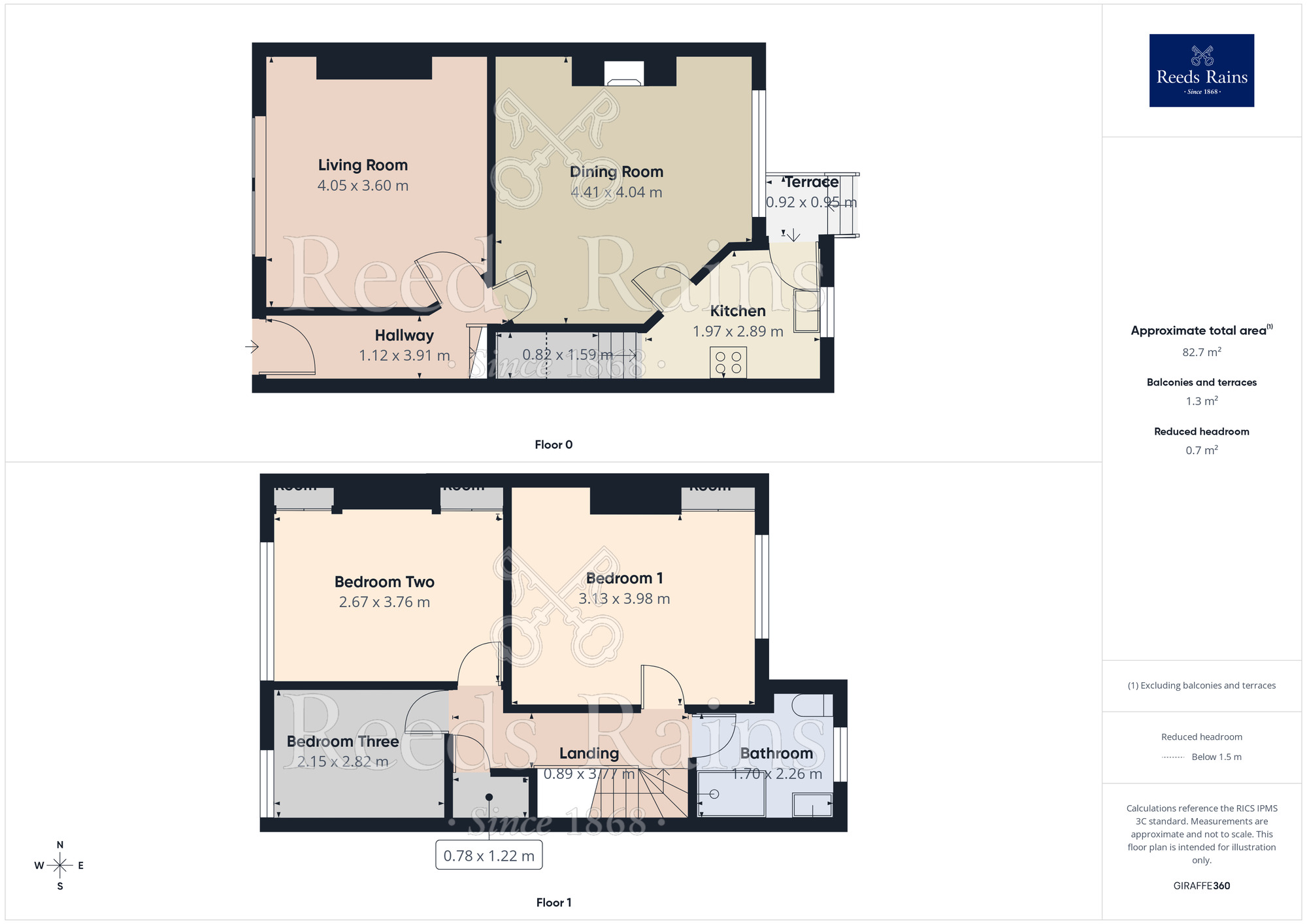 Floorplan of 3 bedroom End Terrace House for sale, The Crescent, Charles Street, West Yorkshire, HX5