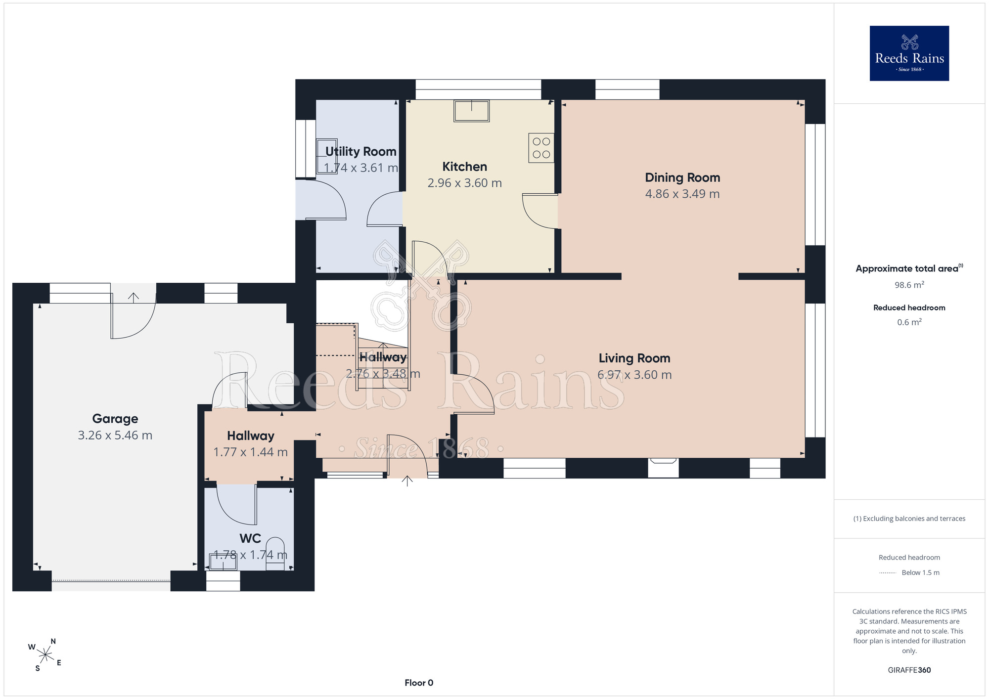 Floorplan of 4 bedroom Detached House for sale, Stainland Road, Holywell Green, West Yorkshire, HX4
