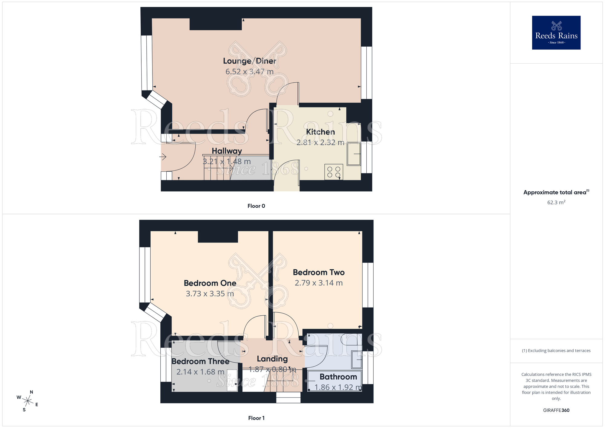 Floorplan of 3 bedroom Semi Detached House for sale, Warley Road, Halifax, West Yorkshire, HX2