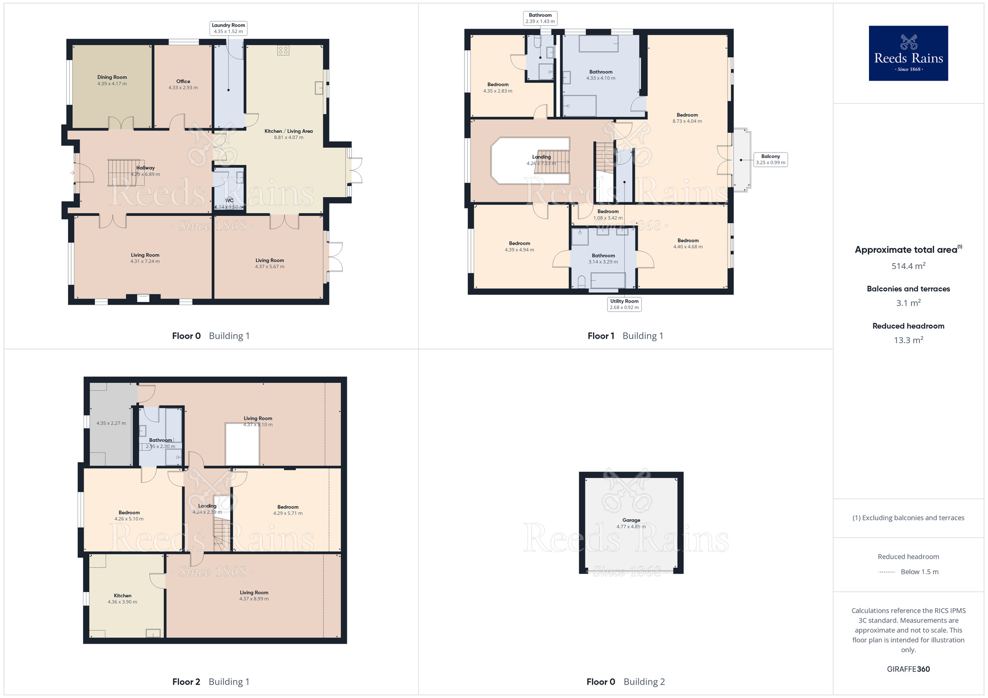 Floorplan of 7 bedroom Detached House for sale, Southedge Close, Hipperholme, West Yorkshire, HX3
