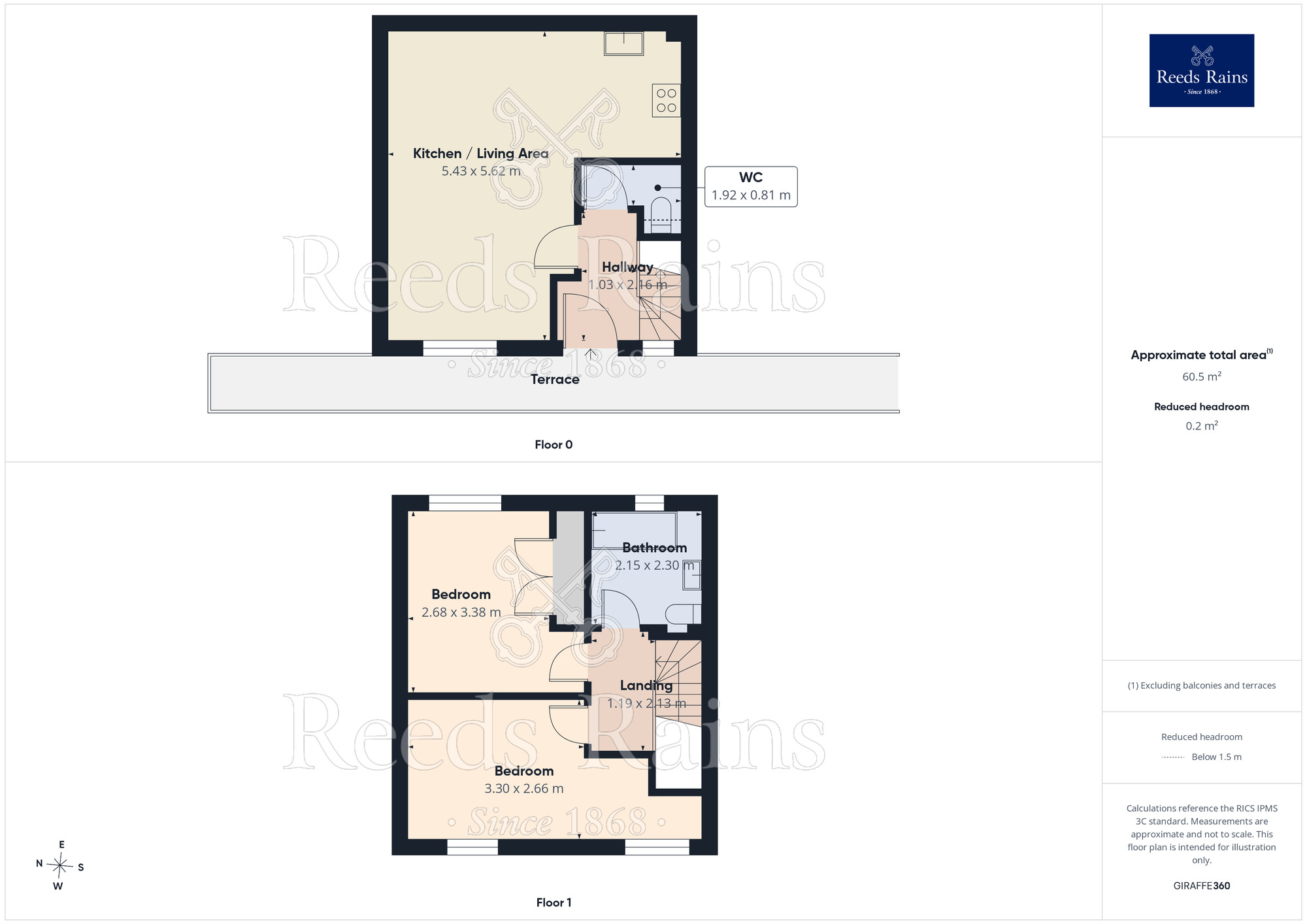 Floorplan of 2 bedroom Mid Terrace House for sale, Master Lane, Halifax, West Yorkshire, HX2