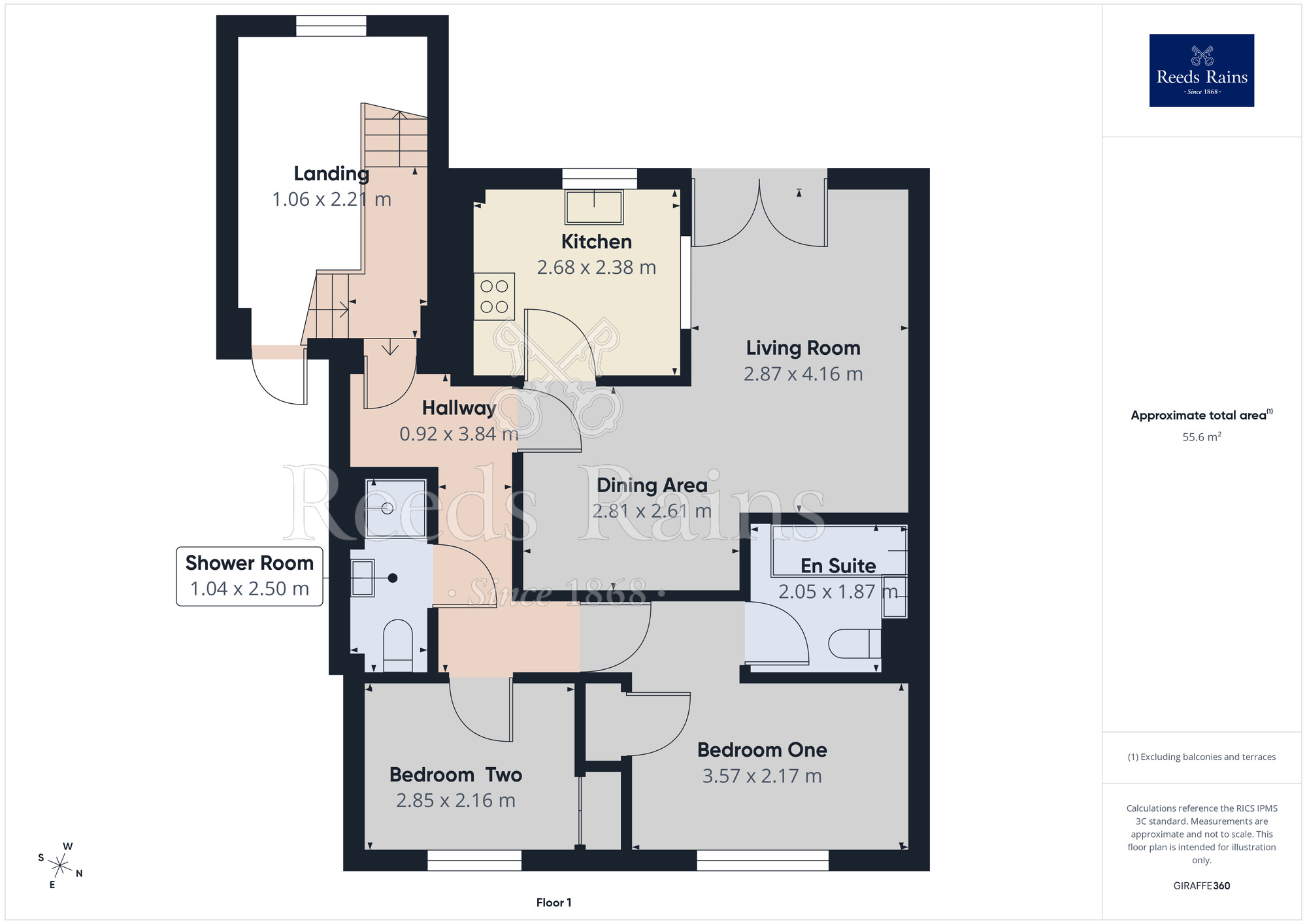 Floorplan of 2 bedroom Flat for sale, West View, Boothtown, West Yorkshire, HX3