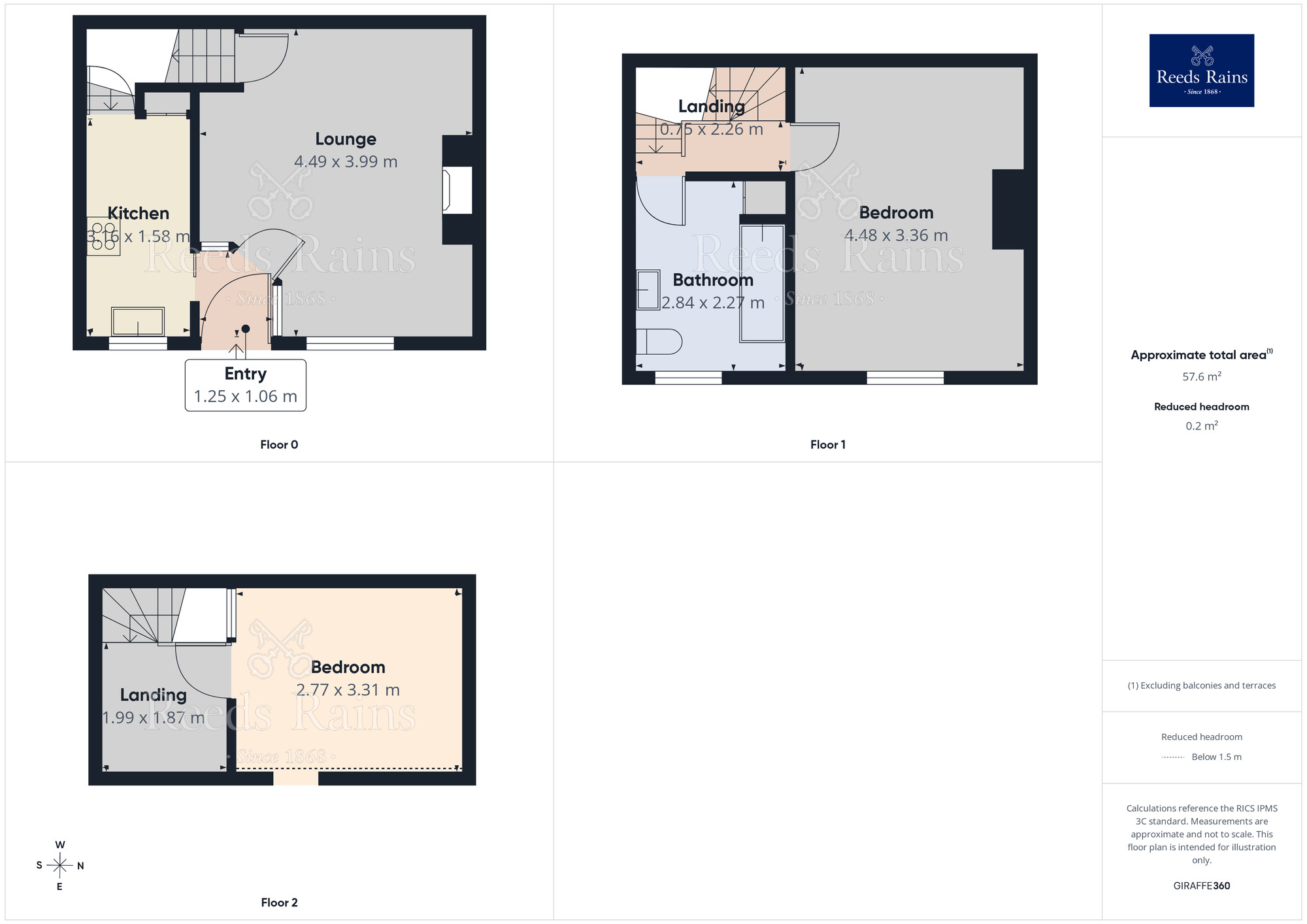Floorplan of 2 bedroom Mid Terrace House for sale, Naylor Street, Halifax, West Yorkshire, HX1