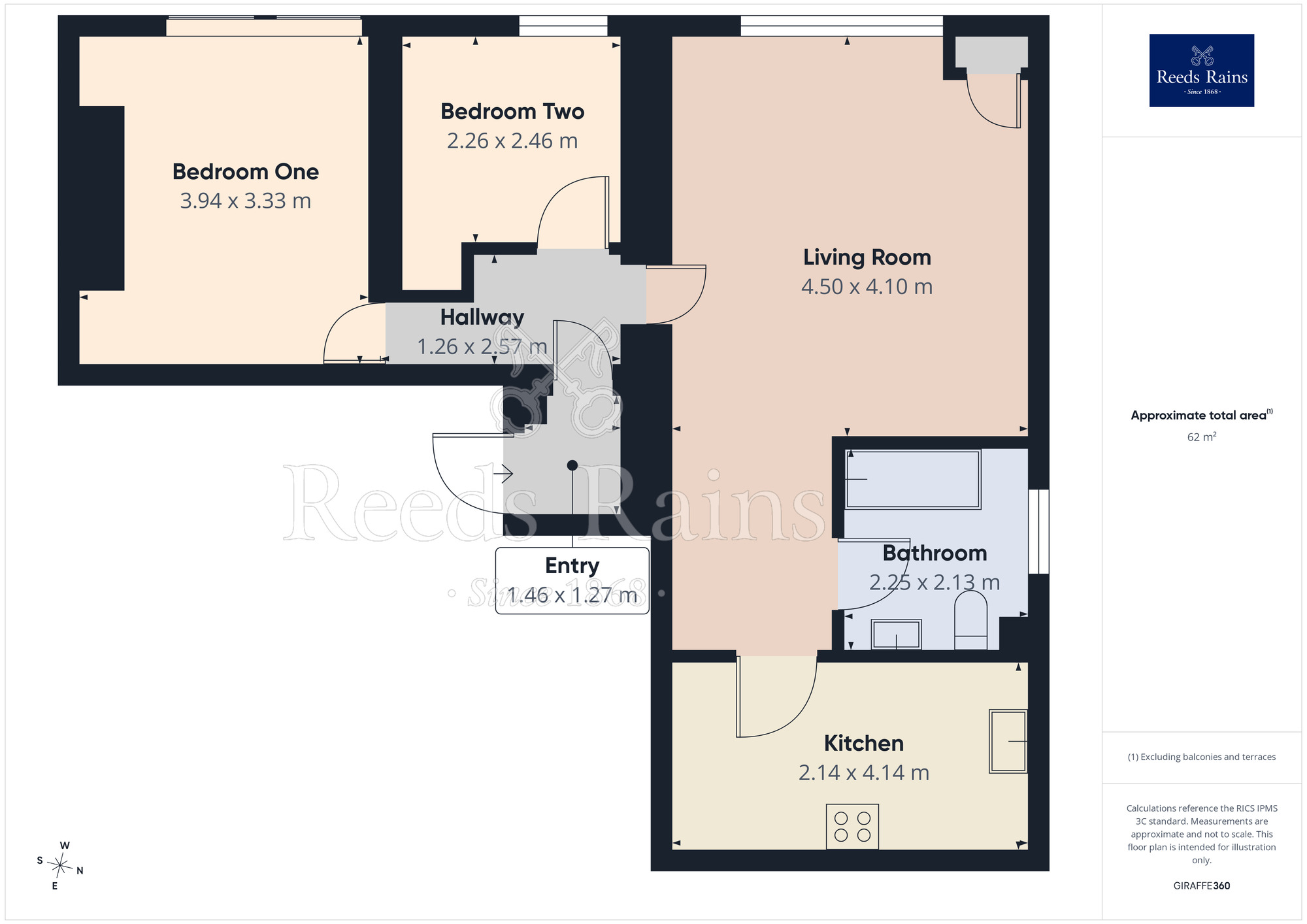Floorplan of 2 bedroom Flat to rent, Clare Road, Halifax, West Yorkshire, HX1