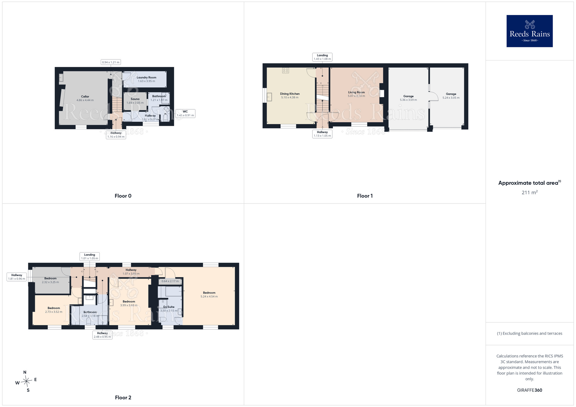 Floorplan of 4 bedroom Detached House for sale, Brackenbed Grange, Halifax, West Yorkshire, HX2