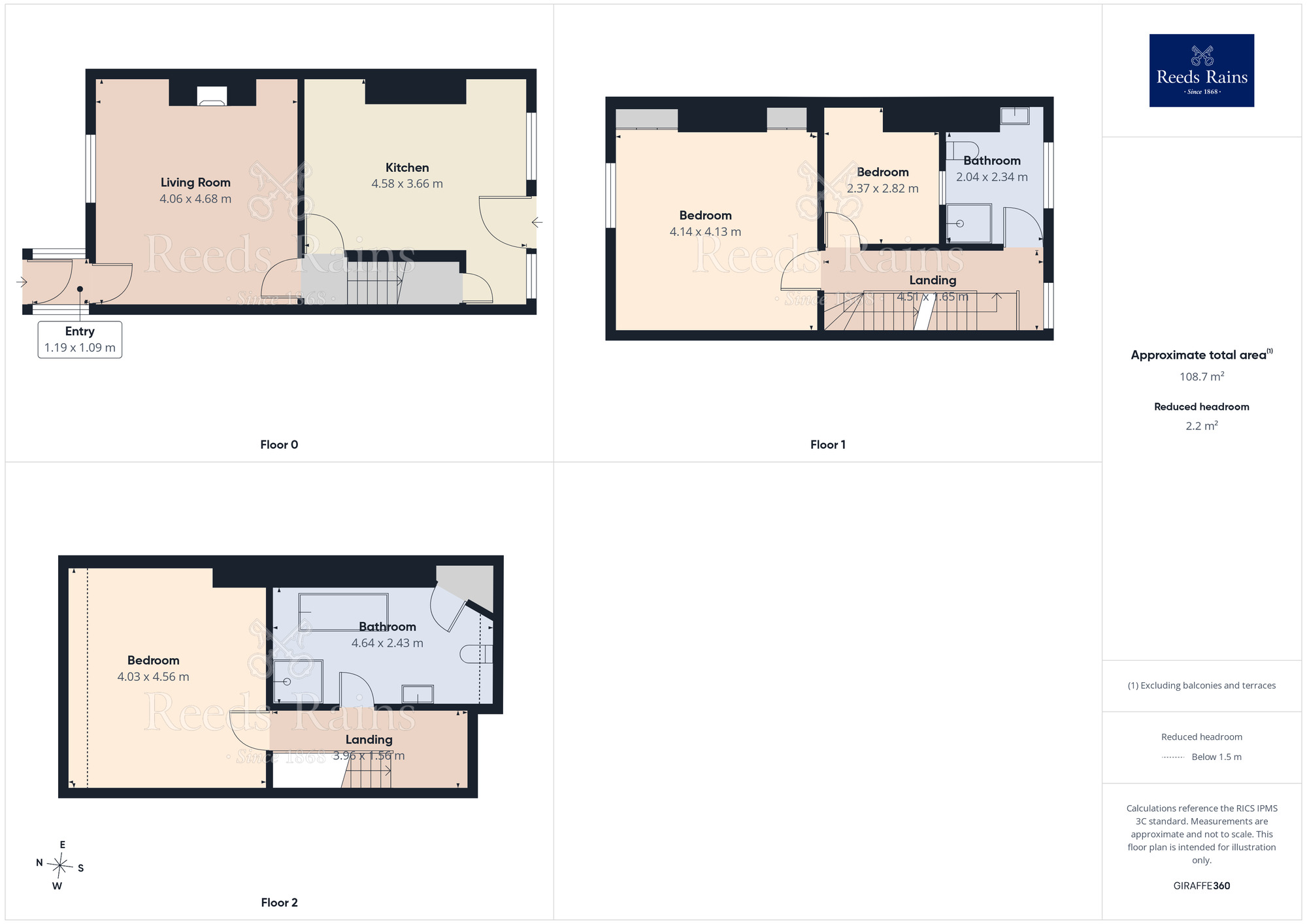 Floorplan of 2 bedroom Mid Terrace House for sale, Savile Parade, Halifax, Calderdale, HX1