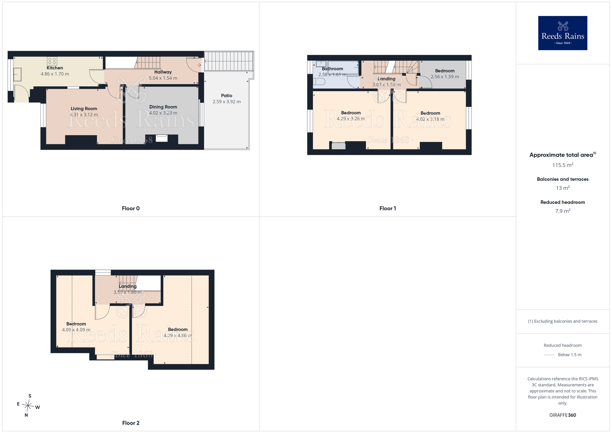 Floorplan of 5 bedroom End Terrace House for sale, Stanley Road, Halifax, West Yorkshire, HX1