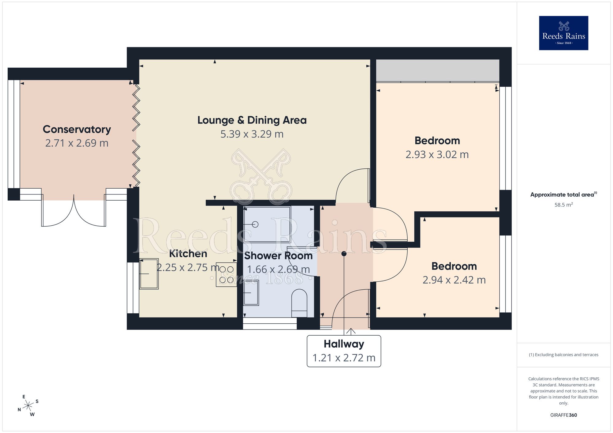 Floorplan of 2 bedroom Detached Bungalow for sale, Charles Avenue, Halifax, West Yorkshire, HX3