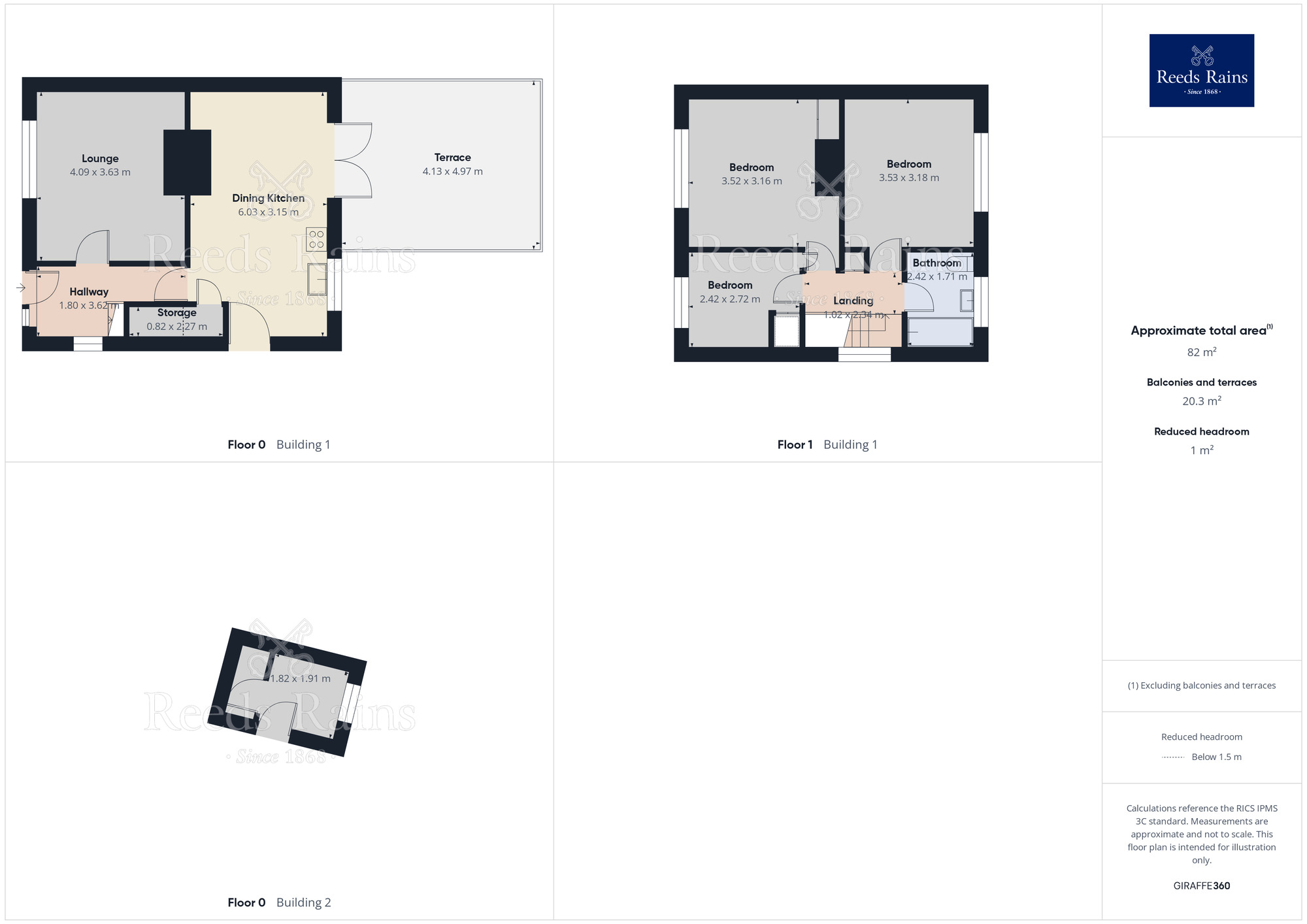 Floorplan of 3 bedroom Semi Detached House for sale, Bentley Avenue, Halifax, West Yorkshire, HX3