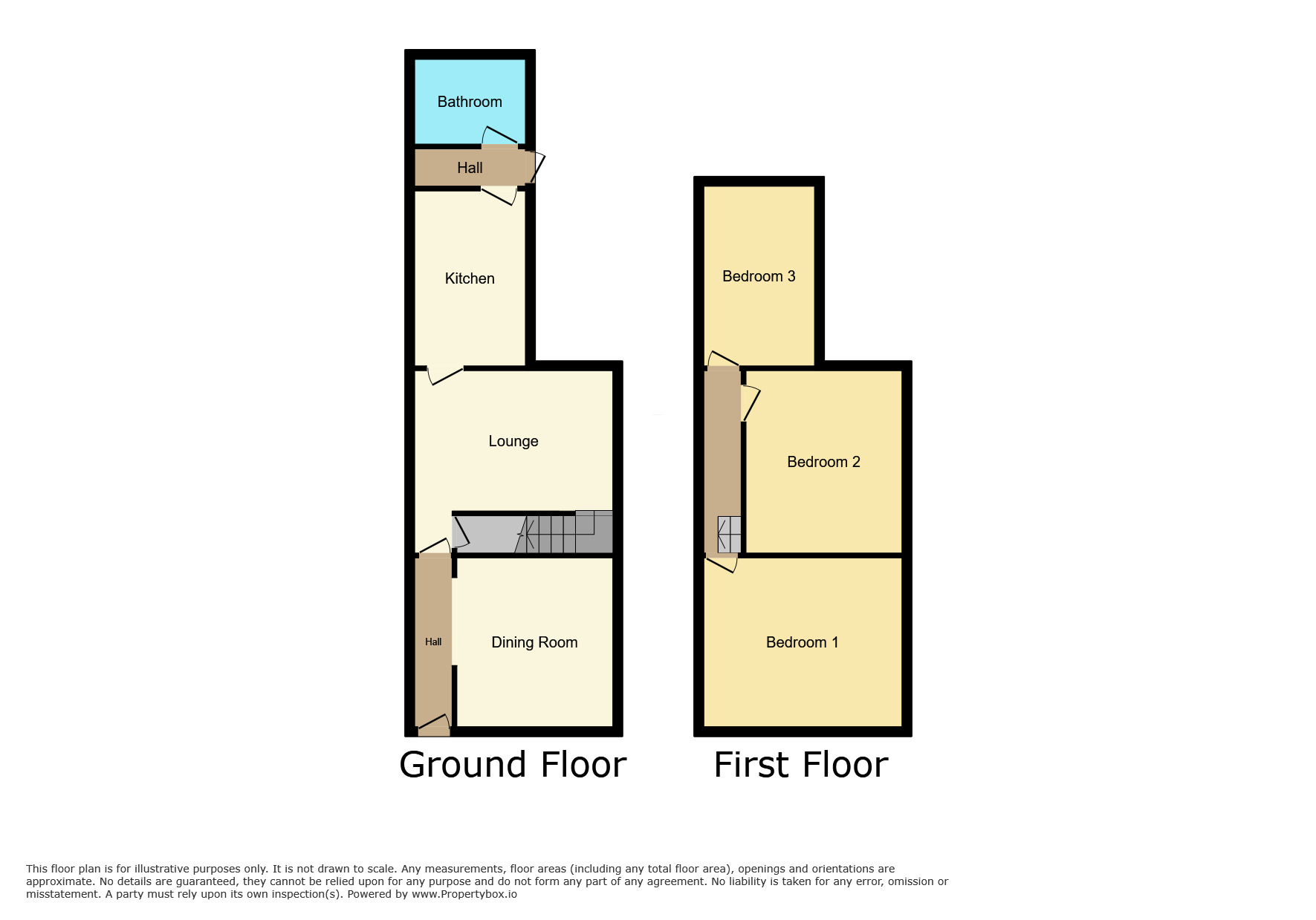 Floorplan of 3 bedroom  House to rent, Campbell Terrace, Stoke-On-Trent, ST1
