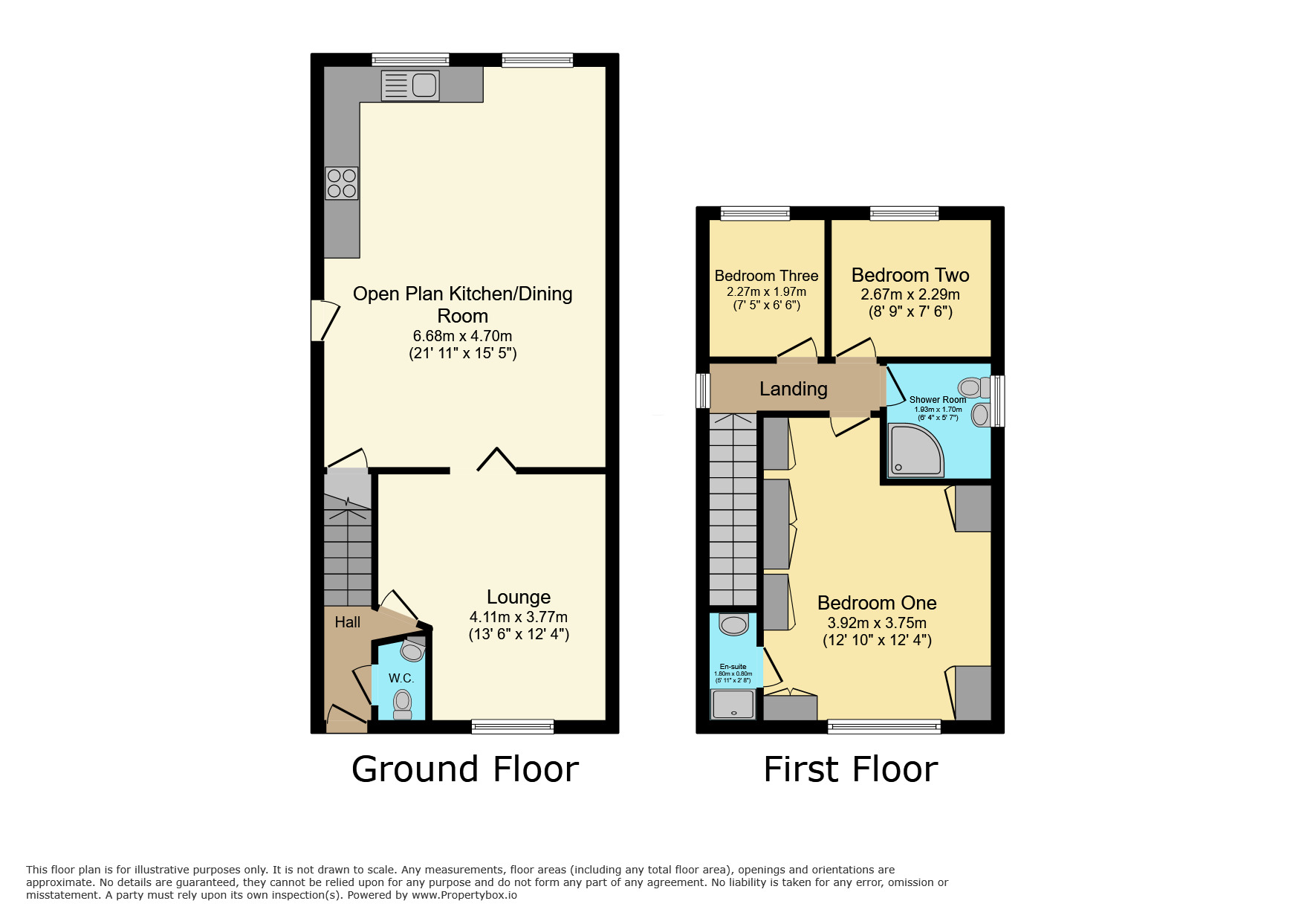 Floorplan of 3 bedroom Detached House for sale, Alicia Way, Stoke-on-Trent, Staffordshire, ST2