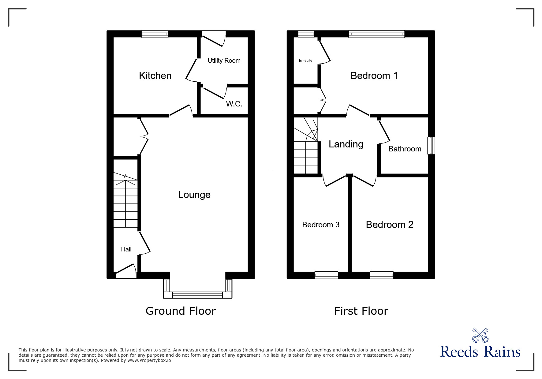 Floorplan of 3 bedroom Semi Detached House for sale, Norton Lane, Stoke-on-Trent, Staffordshire, ST6