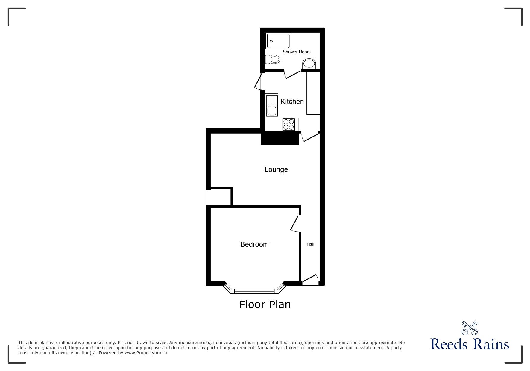 Floorplan of 1 bedroom  Flat to rent, Leek Road, Stoke-on-Trent, Staffordshire, ST1