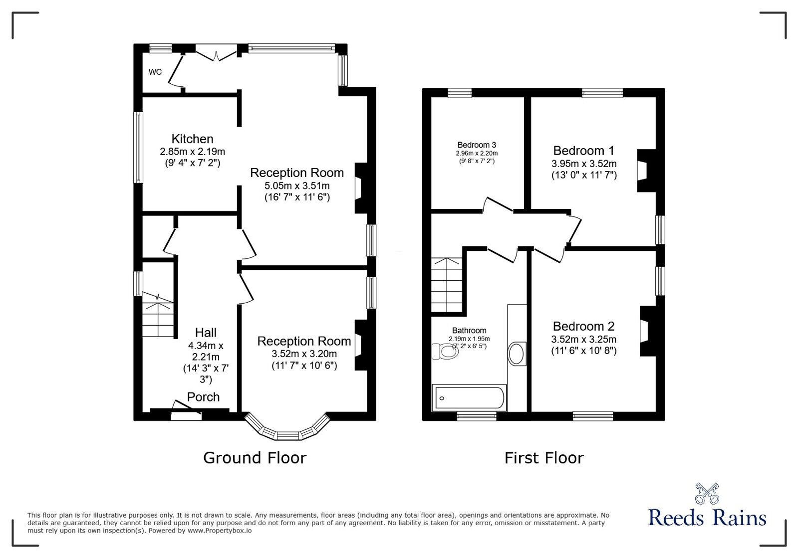 Floorplan of 3 bedroom Detached House for sale, Milton Road, Stoke-on-Trent, Staffordshire, ST1