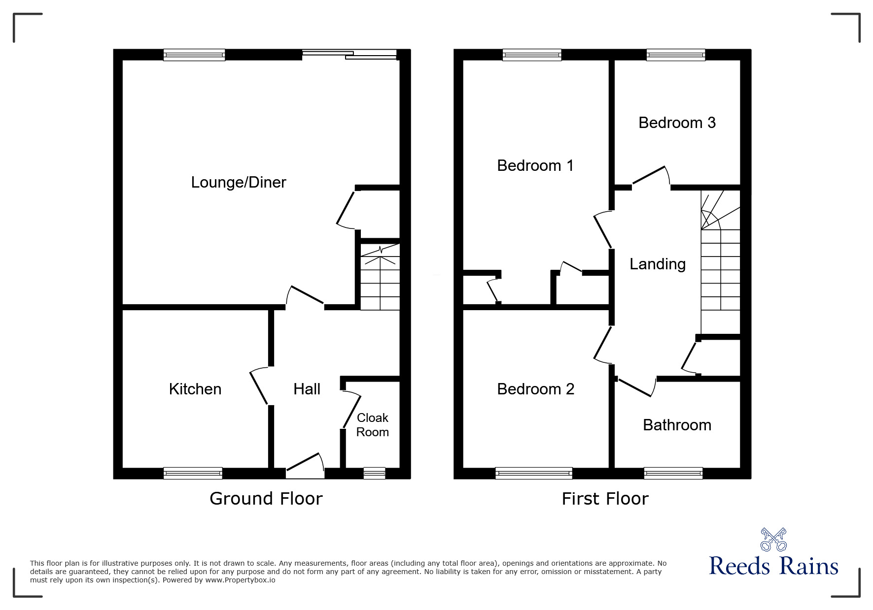 Floorplan of 3 bedroom Semi Detached House to rent, Festival Close, Stoke-on-Trent, Staffordshire, ST6