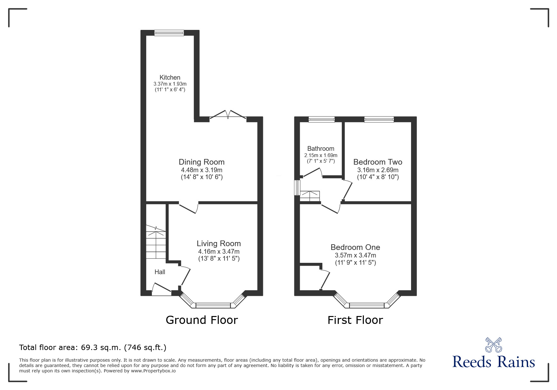 Floorplan of 3 bedroom Semi Detached House for sale, Cromer Road, Stoke-on-Trent, Staffordshire, ST1