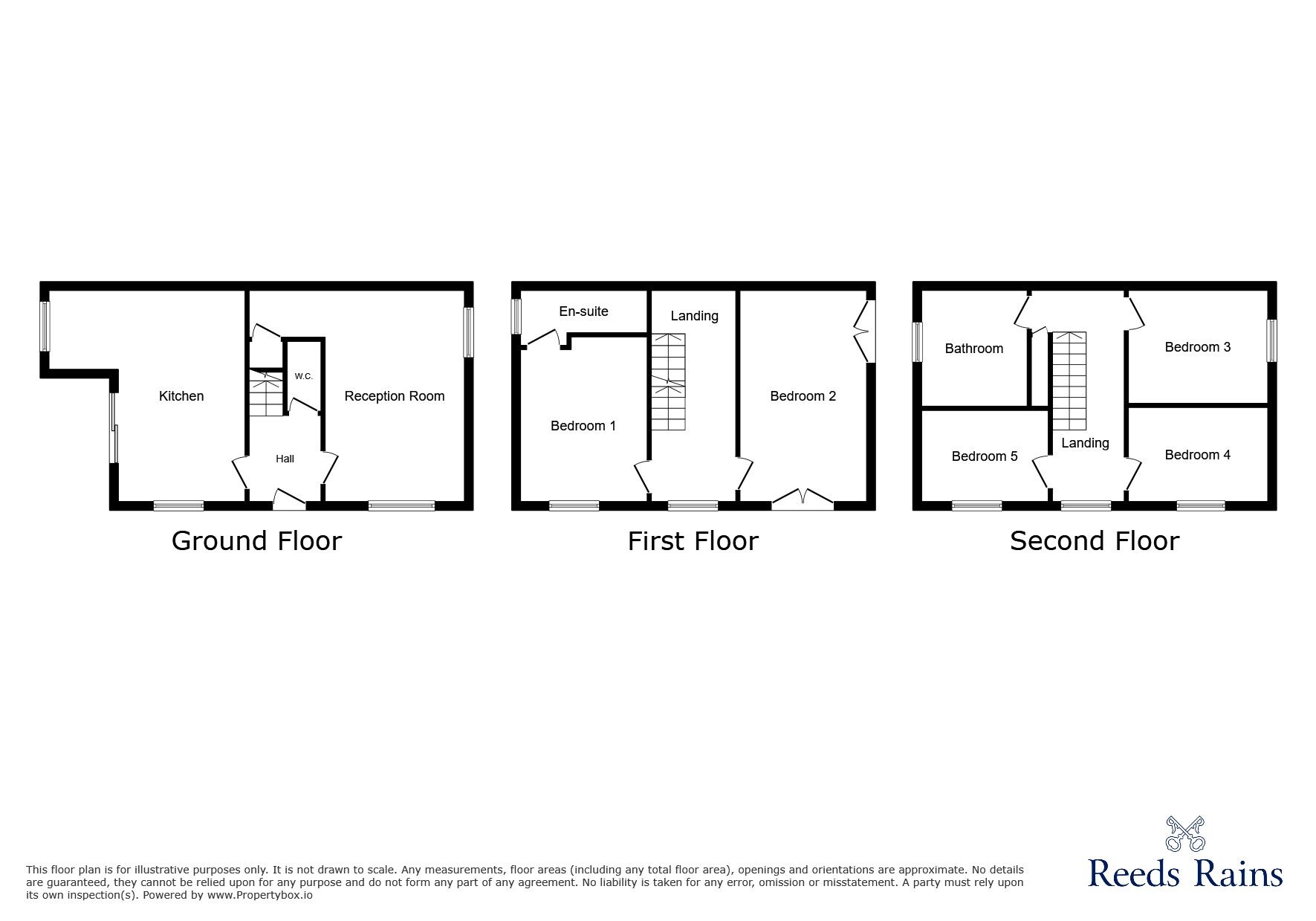 Floorplan of 5 bedroom Semi Detached House for sale, Lock Keepers Way, Stoke-on-Trent, Staffordshire, ST1
