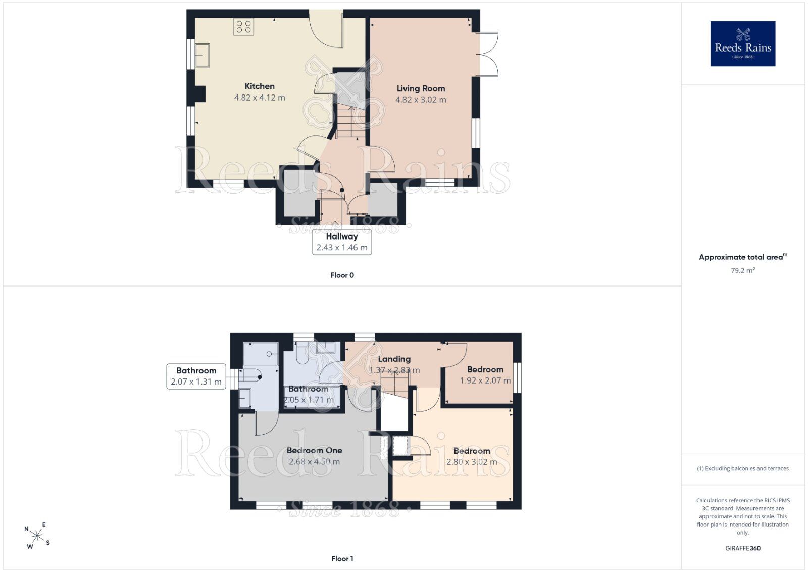Floorplan of 3 bedroom Detached House to rent, Heathside, Huntington, York, YO32