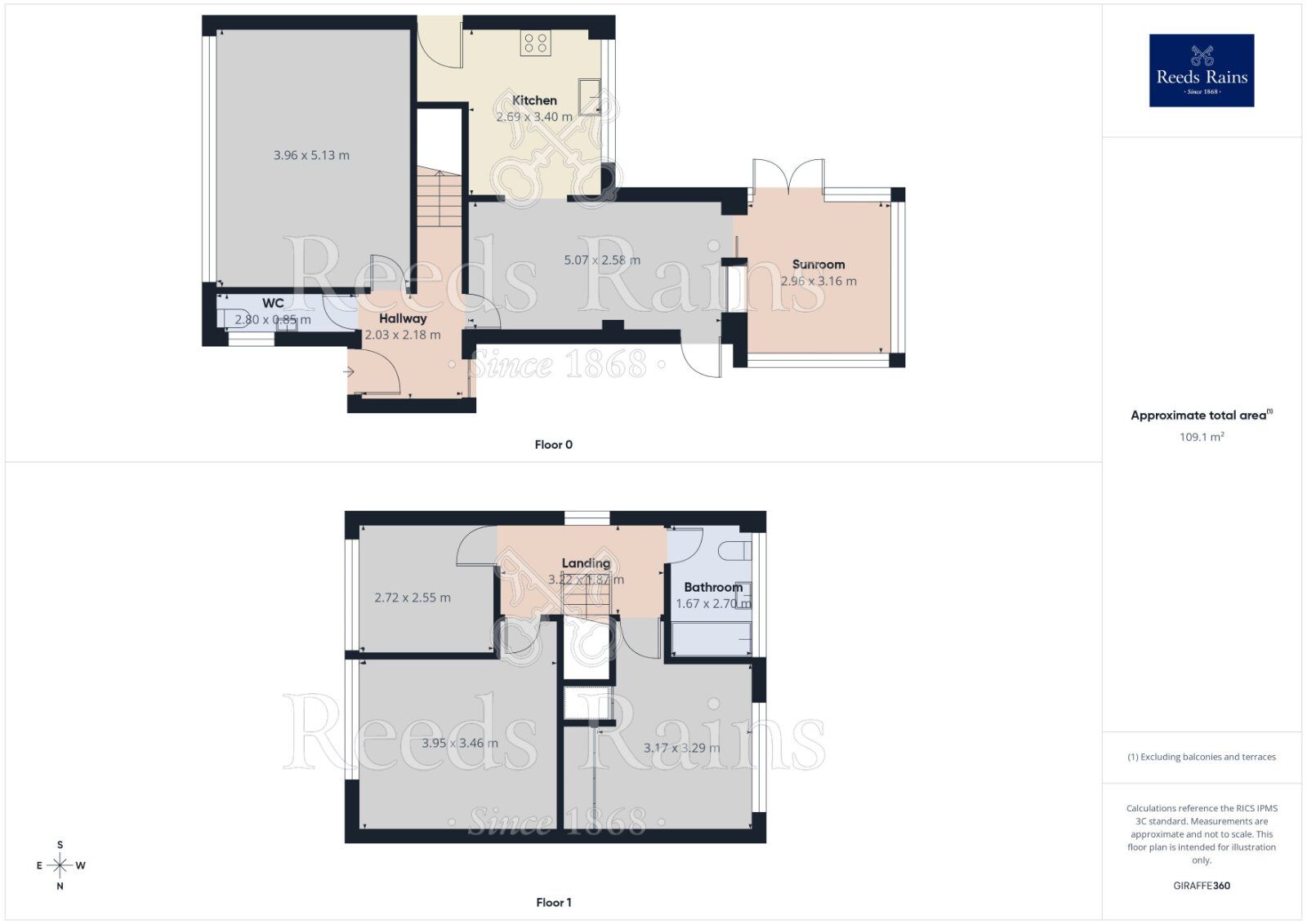 Floorplan of 3 bedroom Detached House for sale, Oaken Grove, Haxby, York, YO32