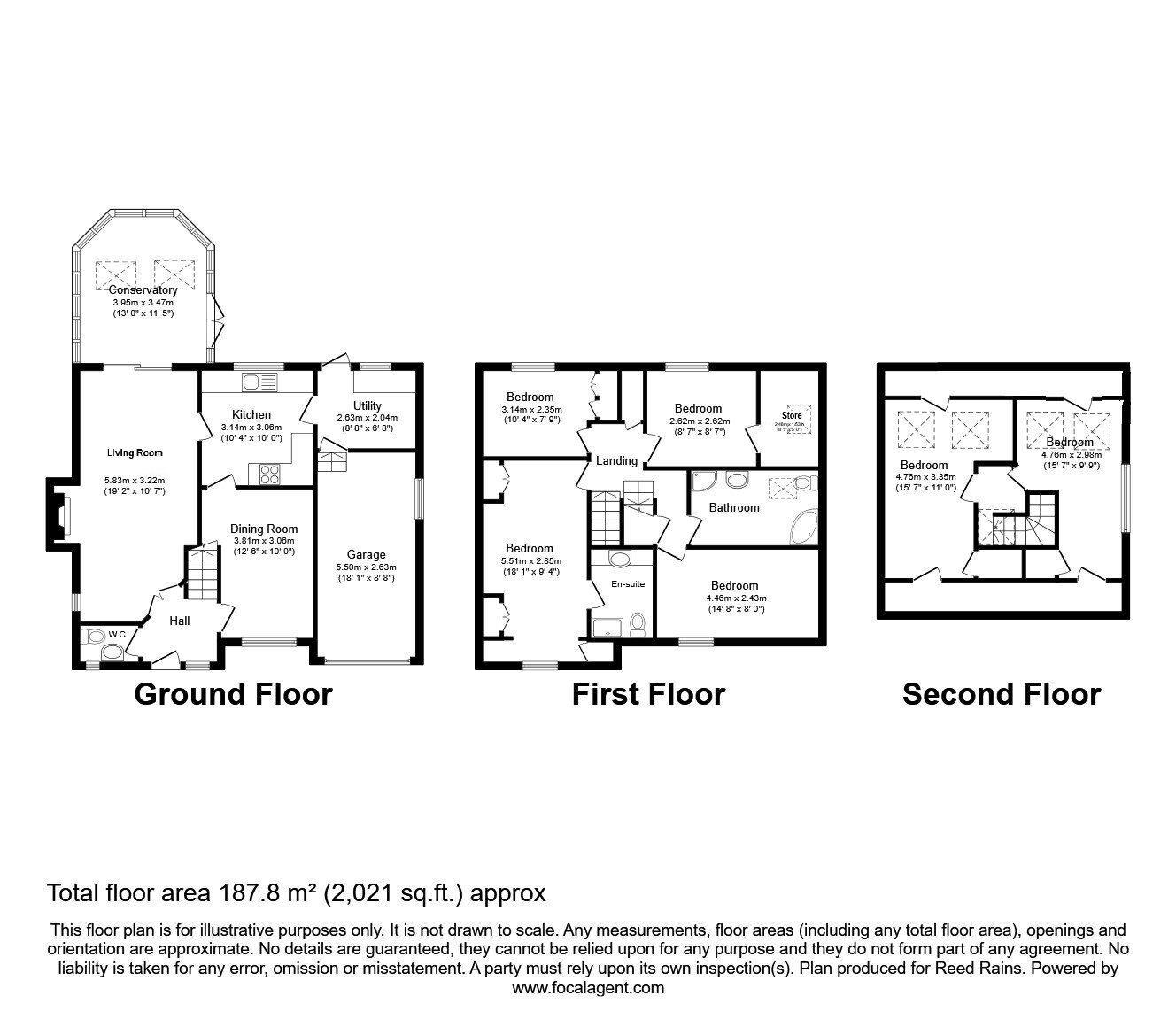 Floorplan of 6 bedroom Detached House for sale, New Forge Court, Towthorpe Road, York, YO32